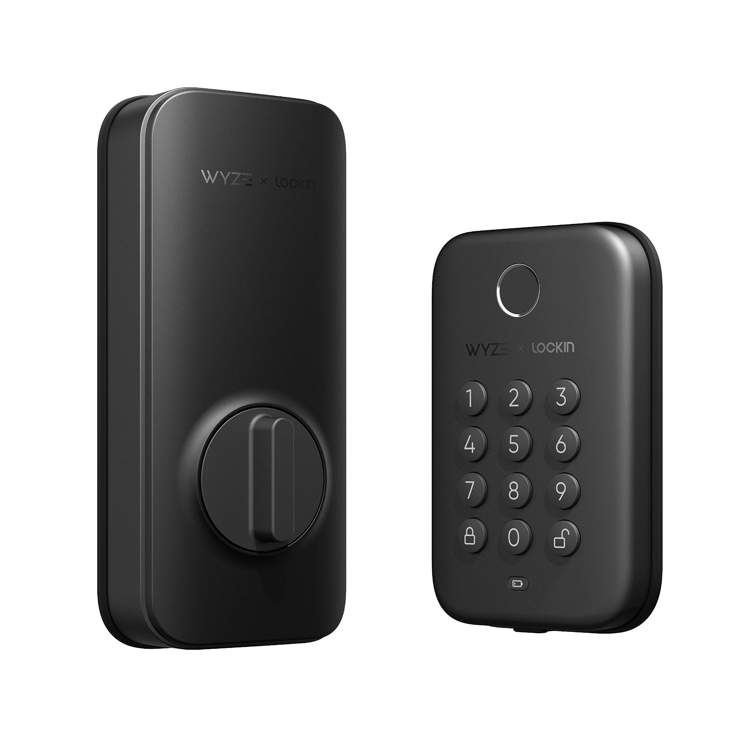 Wyze Lock Bolt Smart Fingerprint Keyless Entry Door Lock(Matte Black)