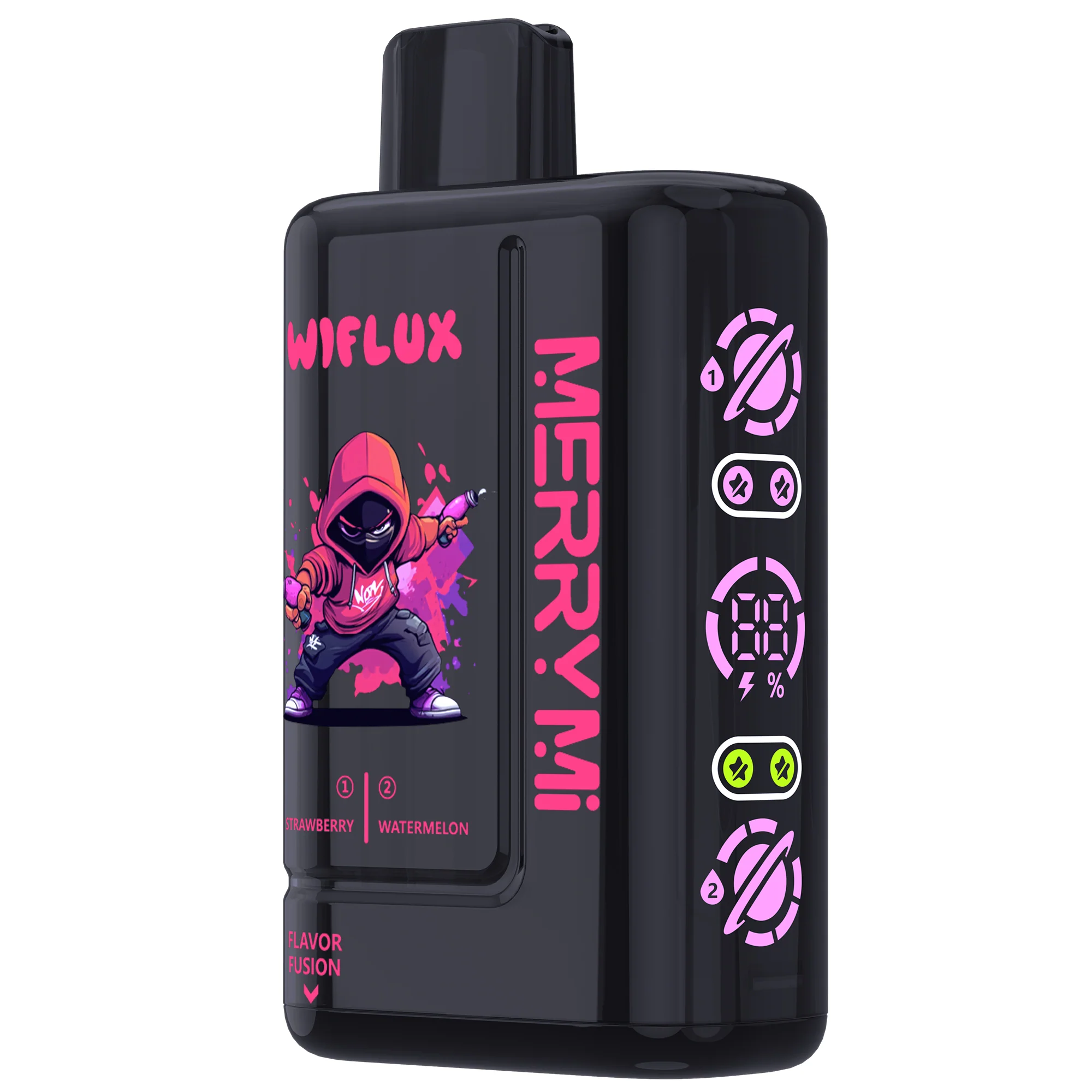 MerryMi WIFLUX 24K újratölthető eldobható e-cigaretta (minden íz)
