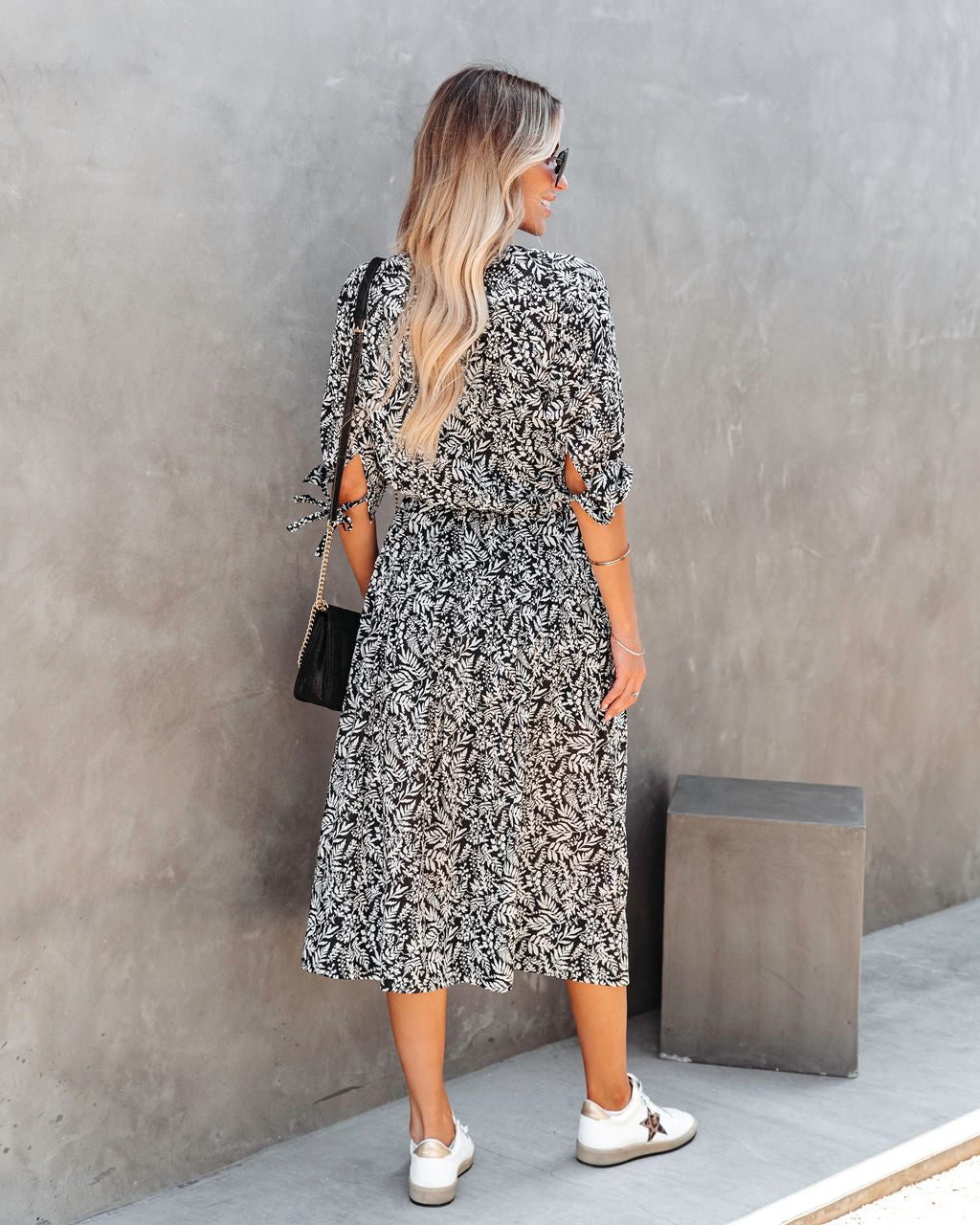 Untamed Beauty Printed Pocketed Midi Dress - FINAL SALE - Se7enfashion