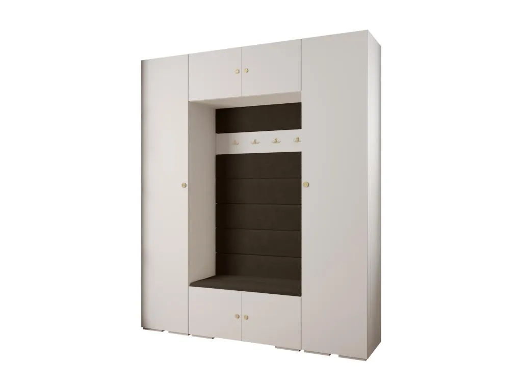 Nidovia armario con puertas batientes 236,7/200/47 cm. mqk3505499