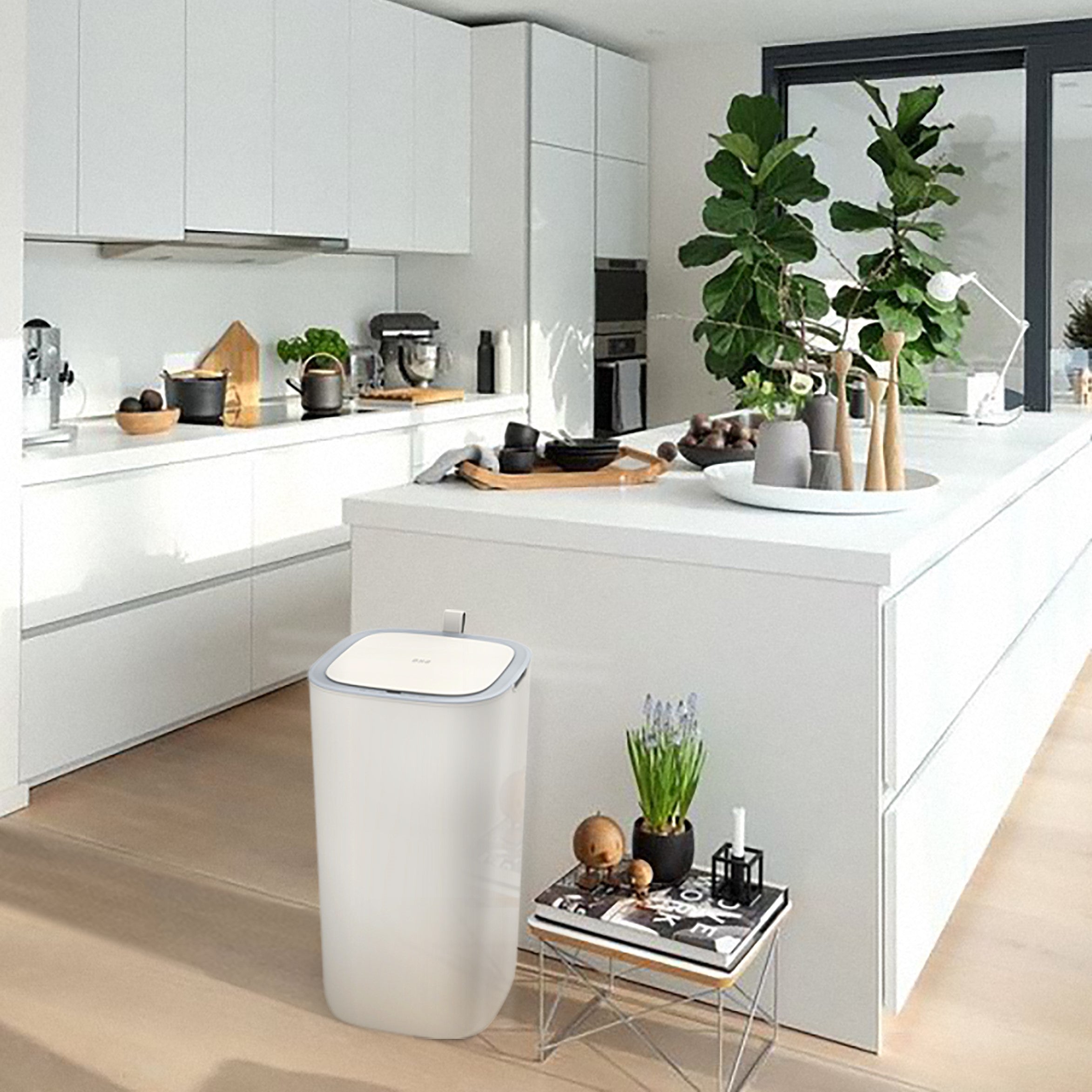 EKO Morandi Smart Sensor Afvalemmer 30 Liter - Wit