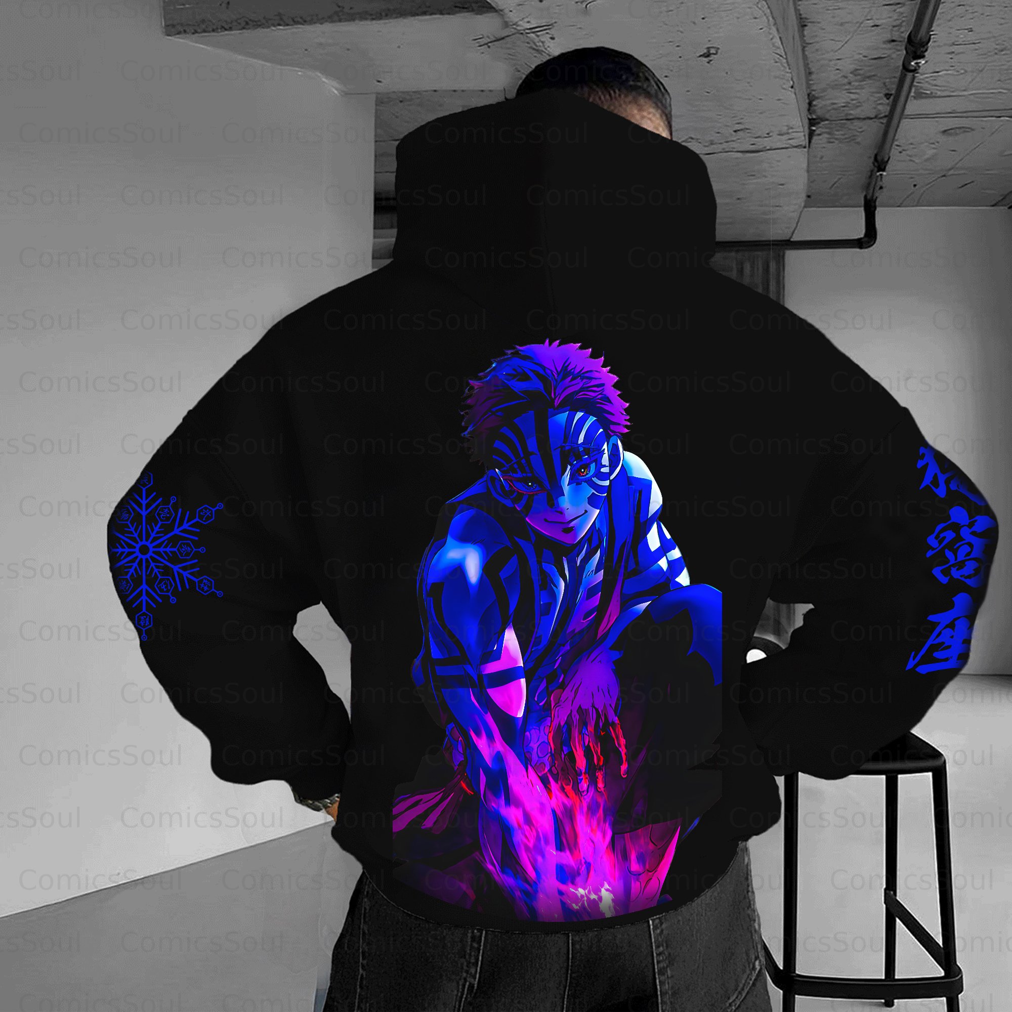 Unisex Anime Graphic Streetwear Vintage Plush Hoodie