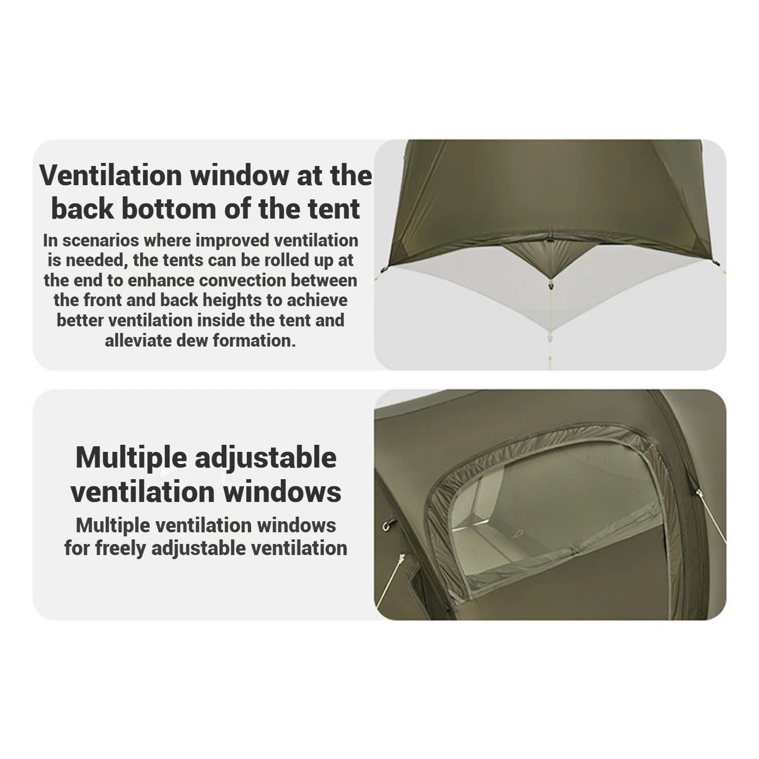 Naturehike, Ultralight Hiking Tent, Tear-resistant Tunnel Tent, Waterproof Camping Tent, Windproof Tent with Hall, 15D Lightweight Silicone-coated Nylon Fabrics,Large size for 2/3 Person. - Image 20