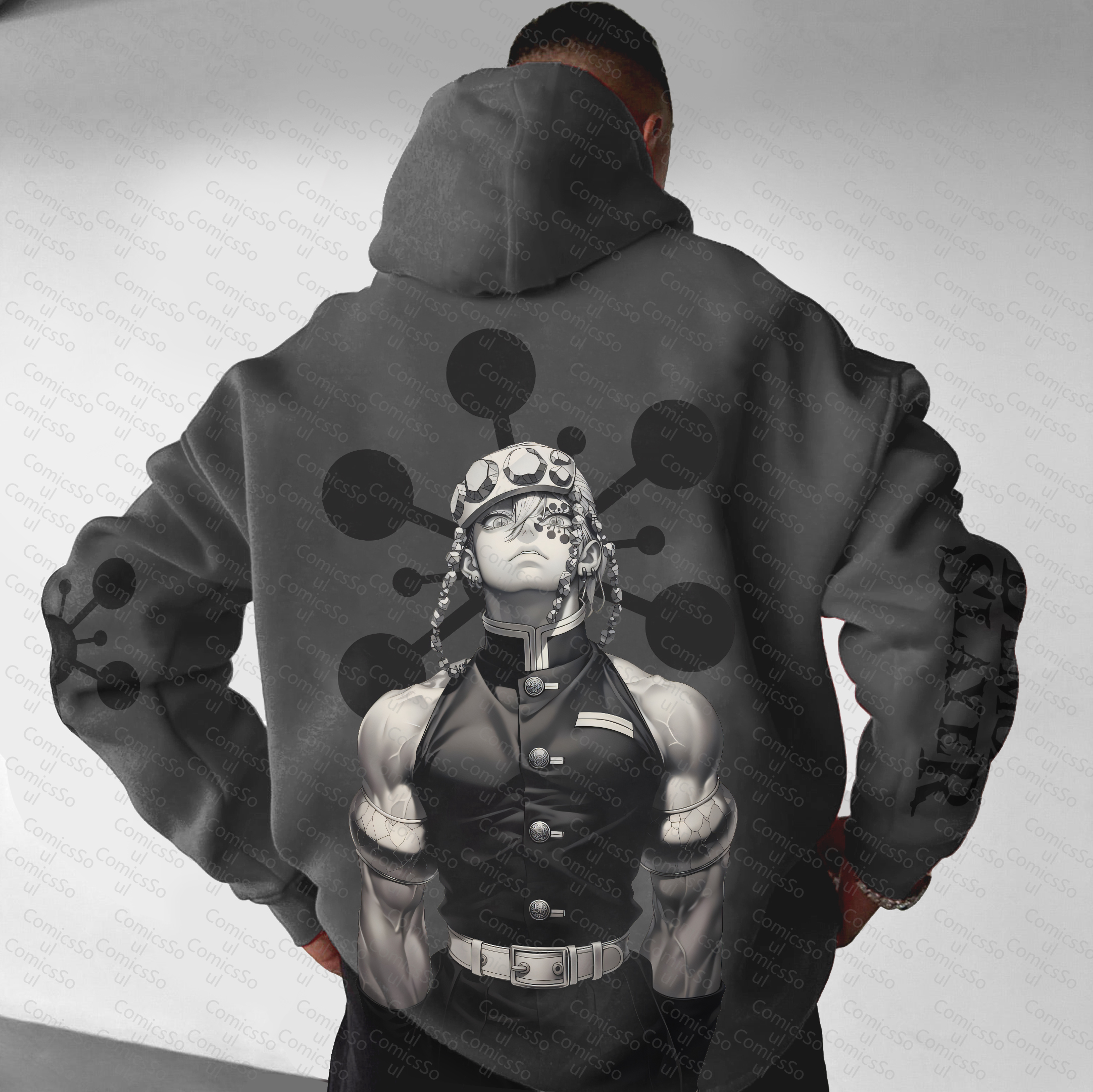 Unisex “Comicssoul” Anime Graphic Streetwear Vintage Hoodie