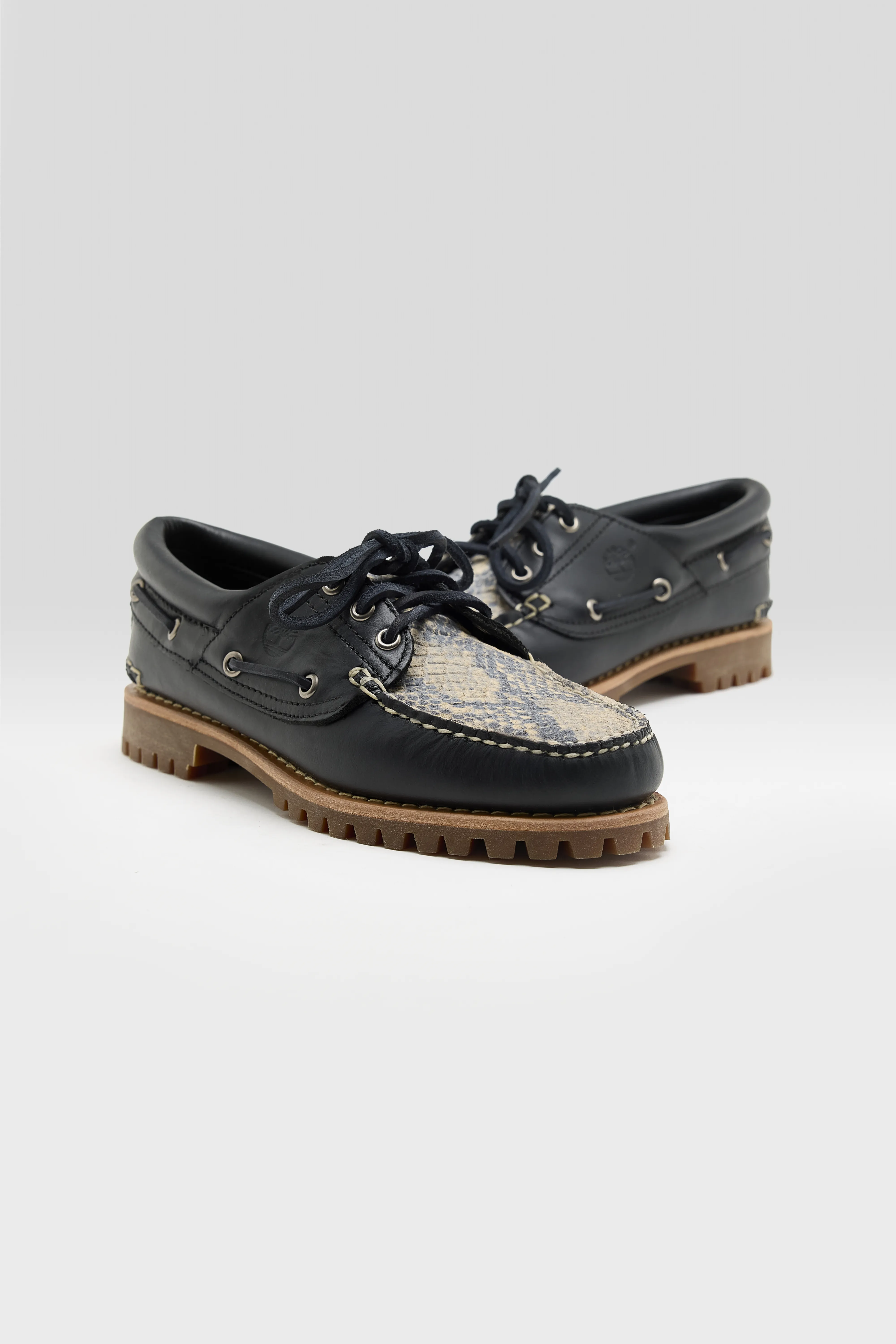 Bellerose Authentic Boat Shoes for Women  (261 / W / BLACK)