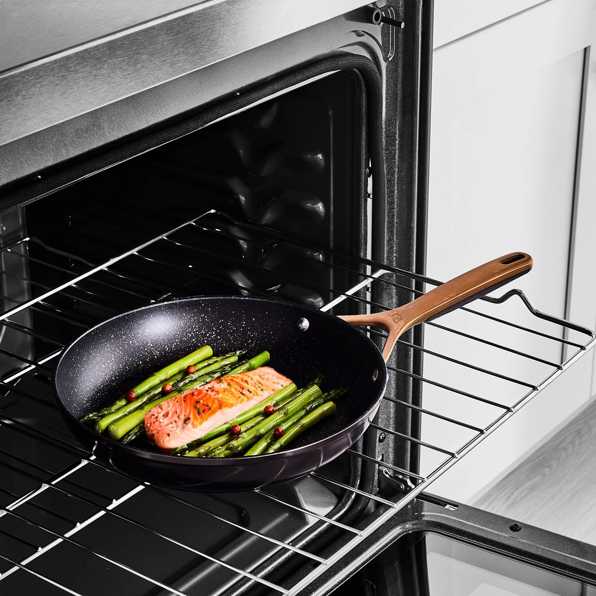 Thyme & Table Supreme 12-Piece Non-Stick Cookware Set, Pots and Pans Set- Bronze - Image 11