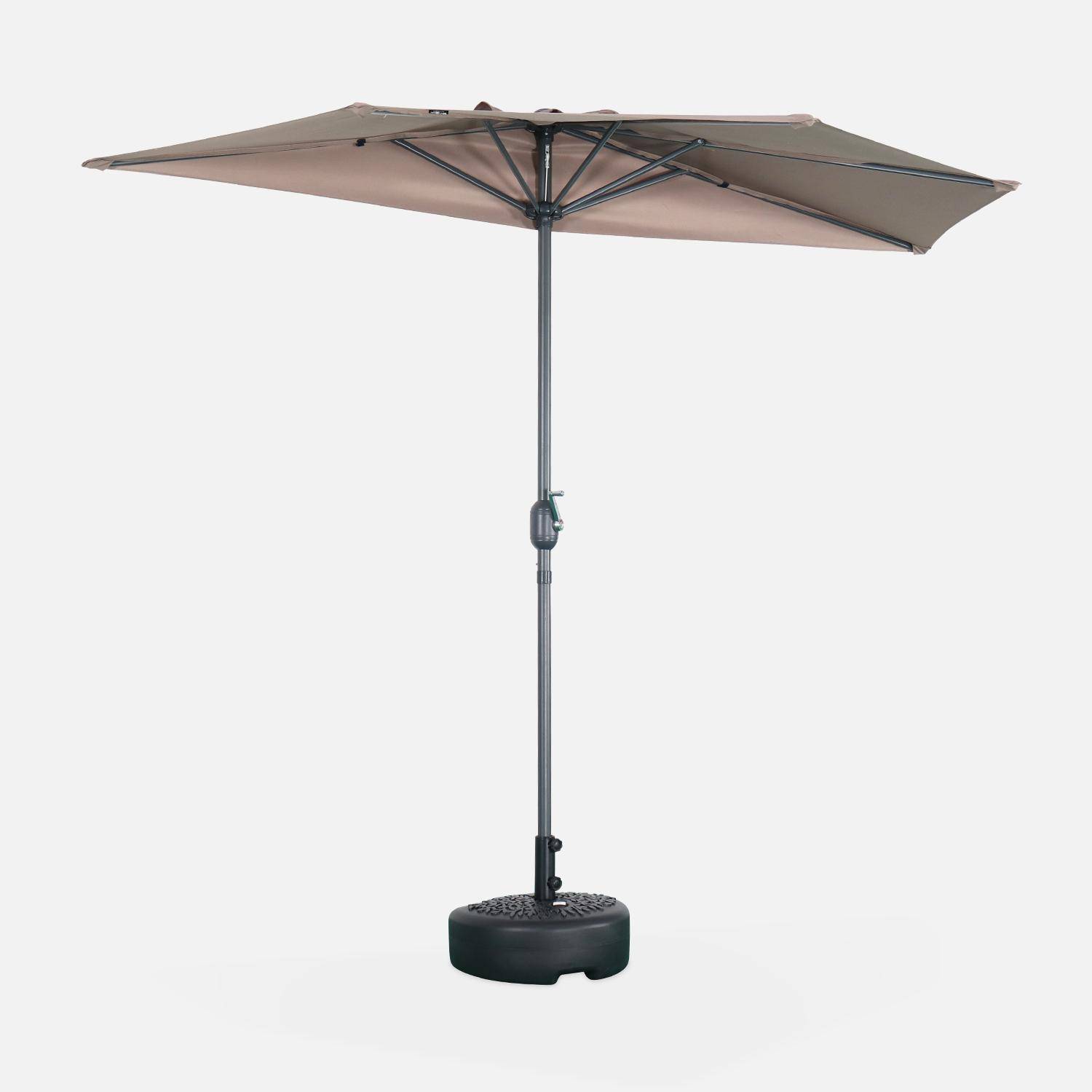 Calvi - Medio parasol redondo, Ø2,5m