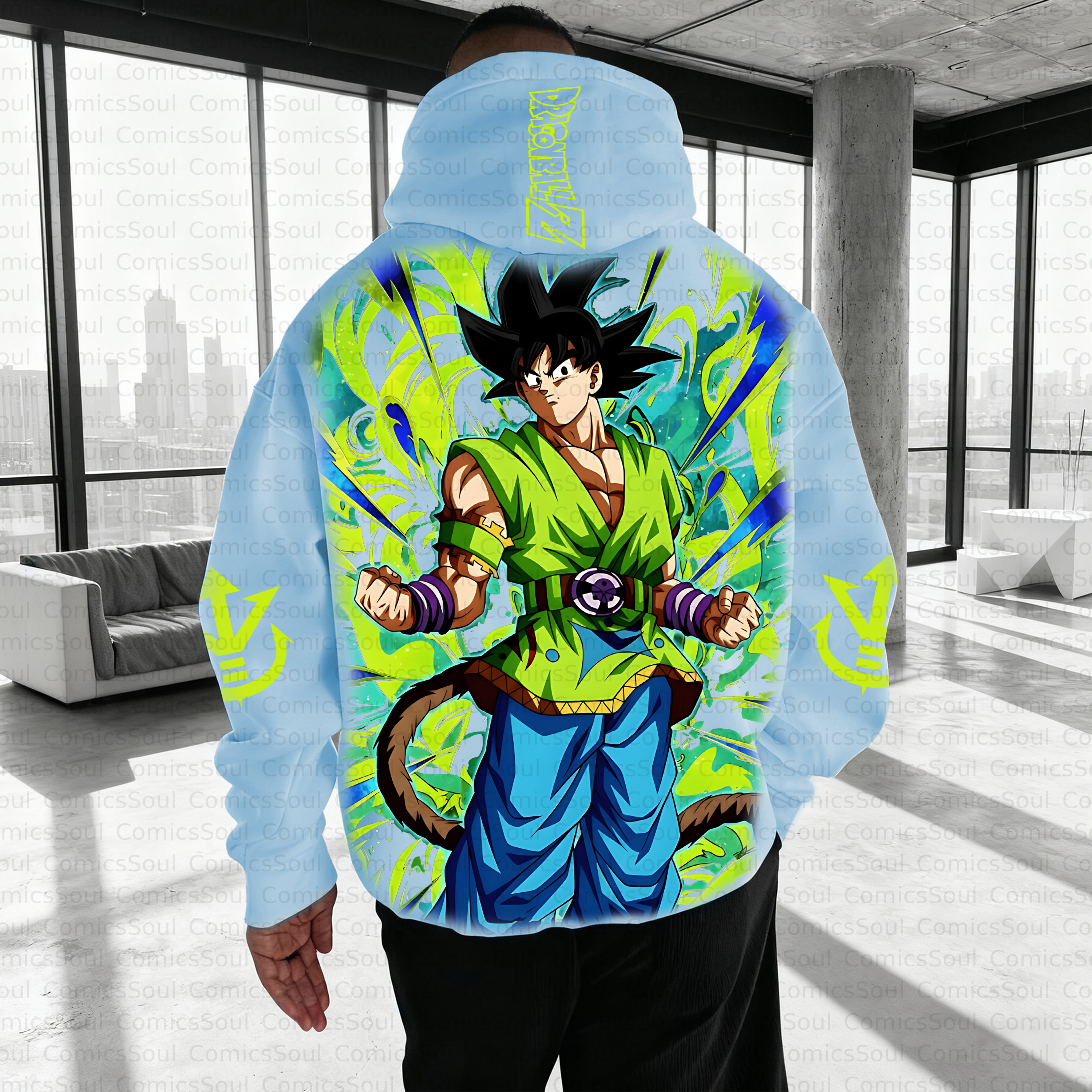 Unisex Anime Inspired Vintage Plush Hoodie