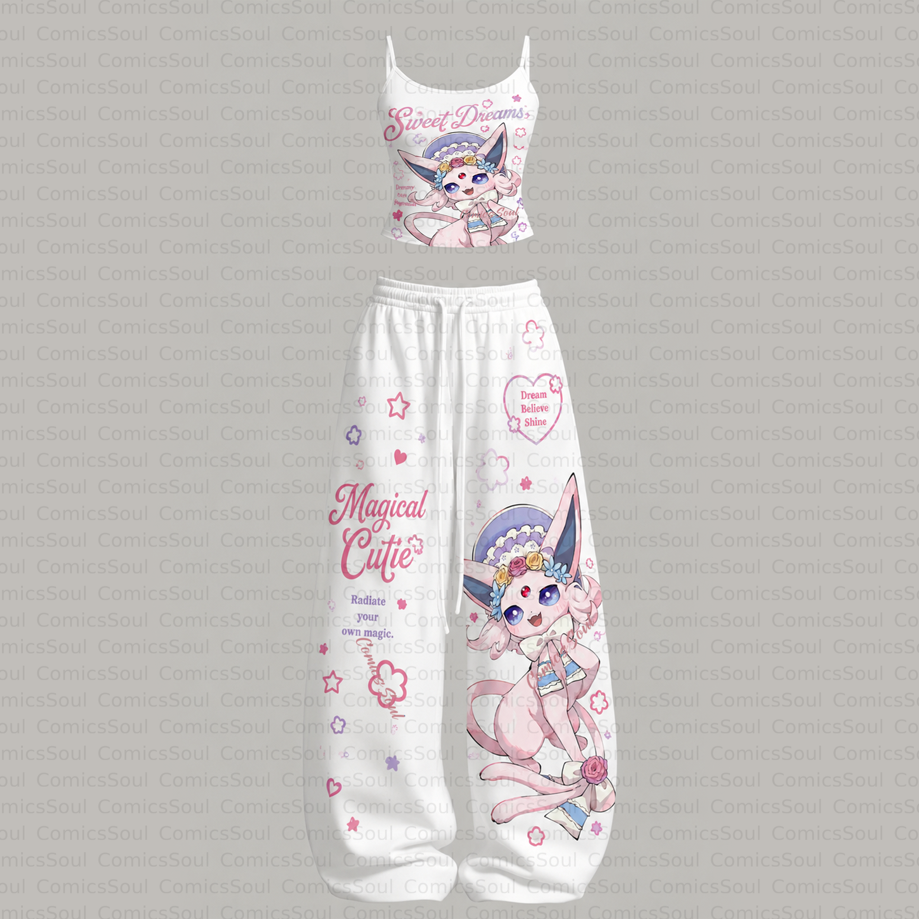 Pokémon Top & Elasticated Trousers Two-Piece Set