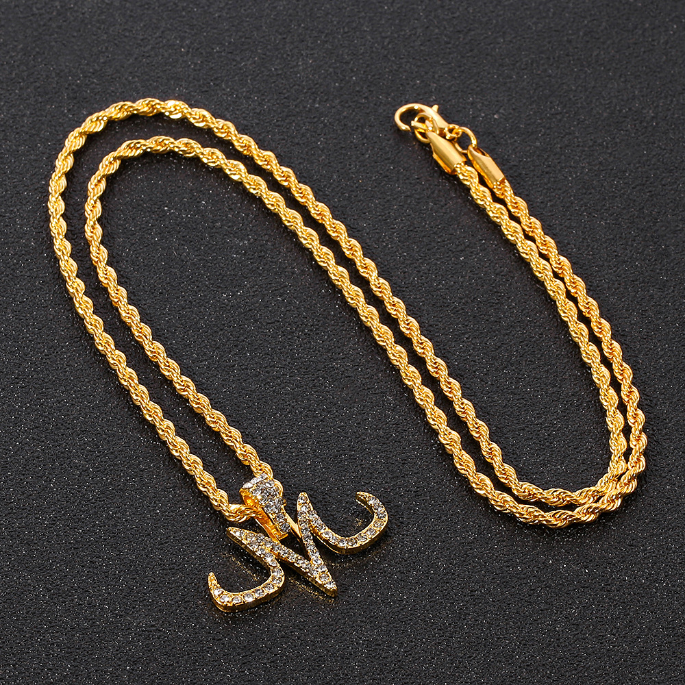 Unisex Anime-related Letter M Necklace TeeThreads Sustain the Scene with Custom Apparel