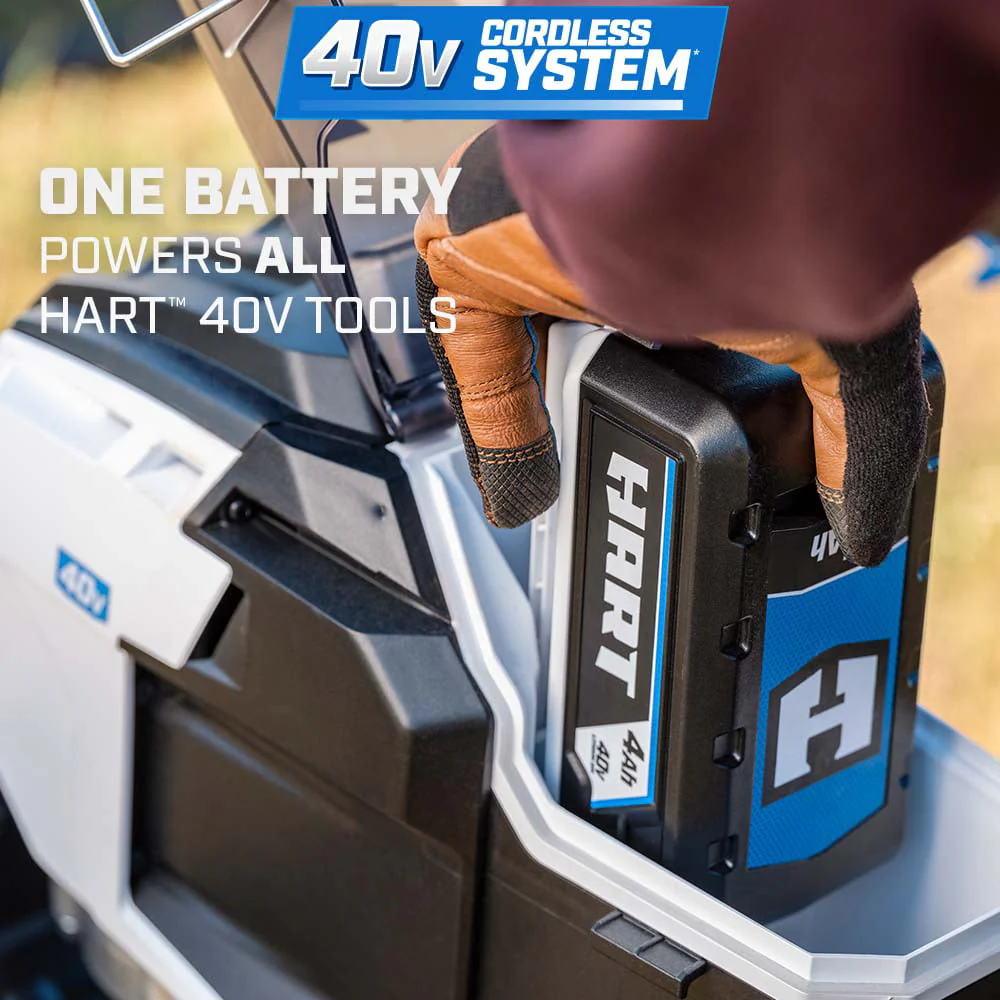 HART 40-Volt Brushless Auger (1) 4.0 Ah Lithium-Ion Battery - Image 4