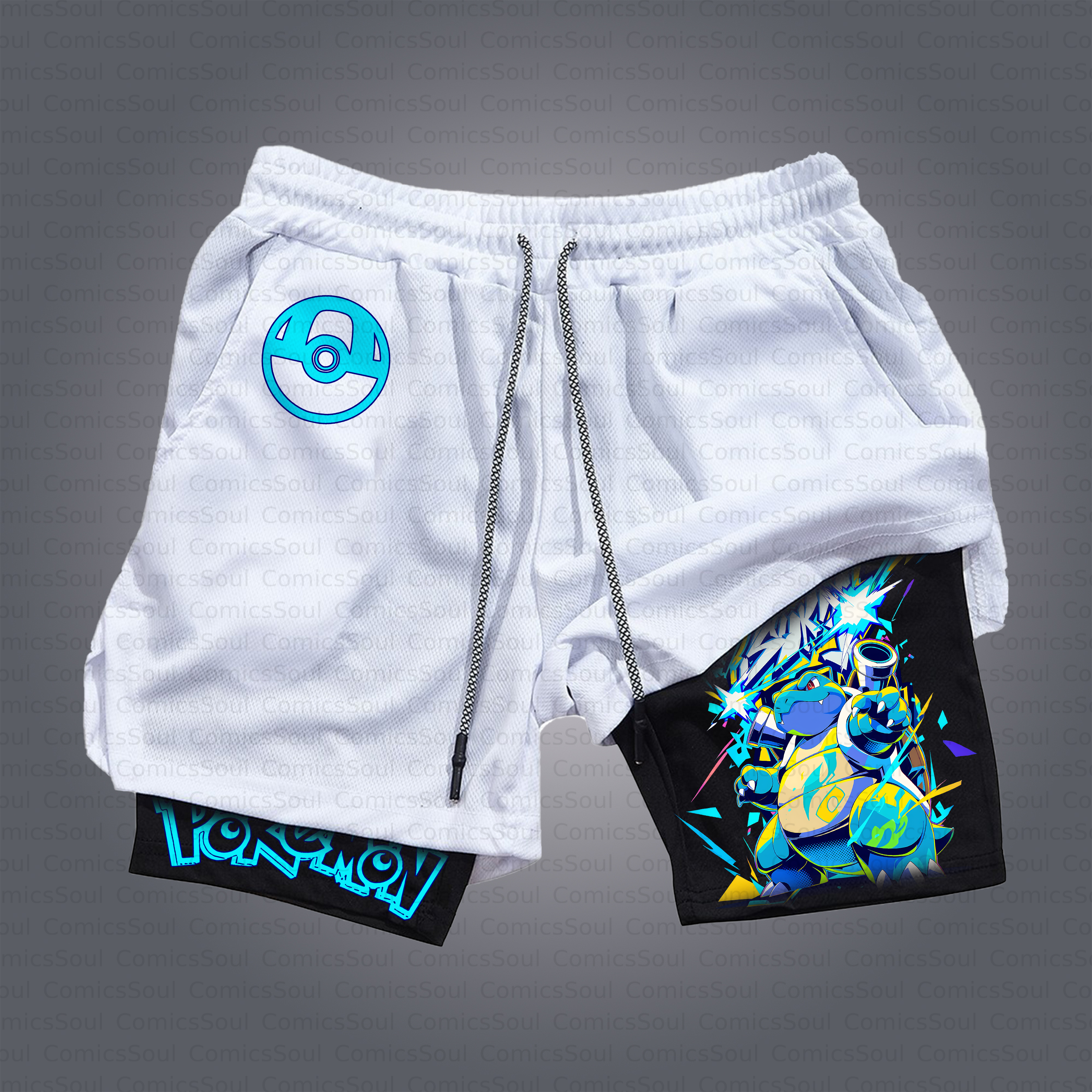 Unisex Casual Anime Style Shorts