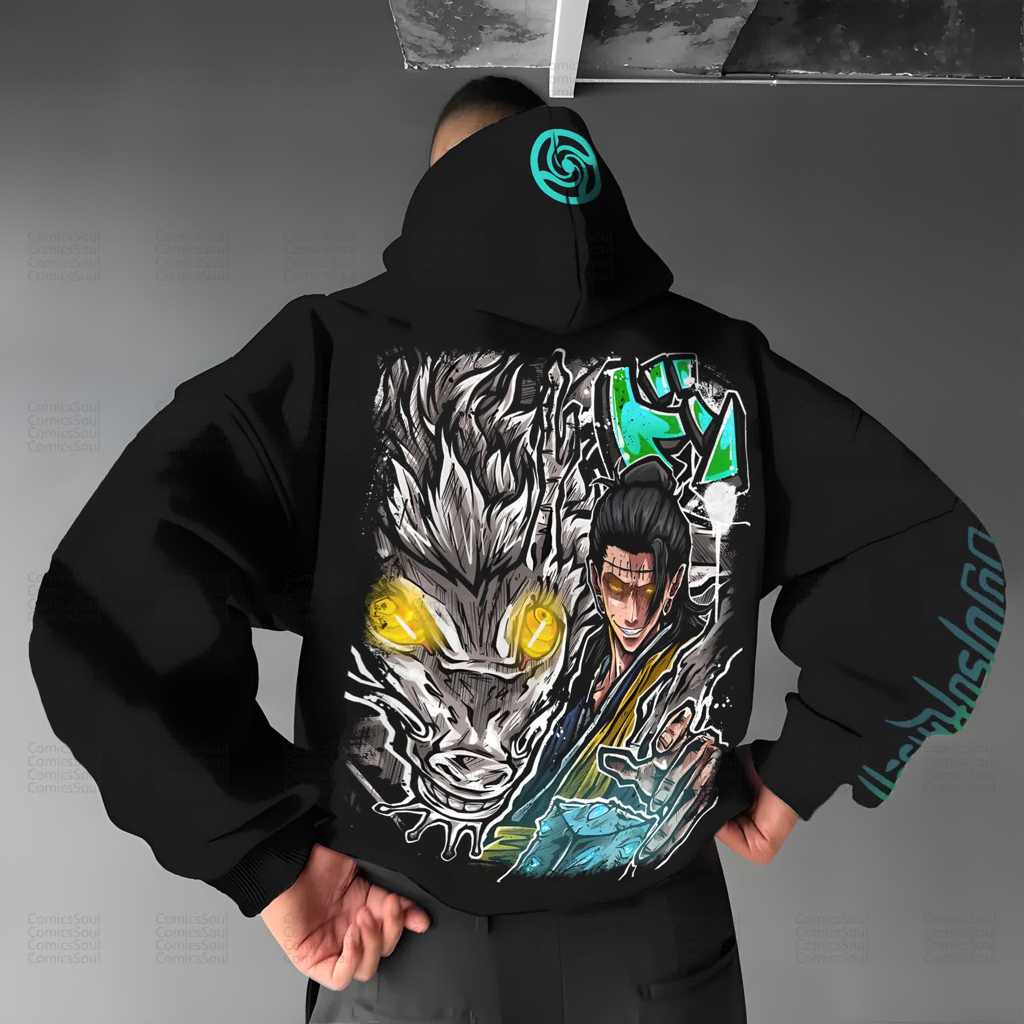 Unisex “Comicssoul” Anime Graphic Streetwear Vintage Hoodie