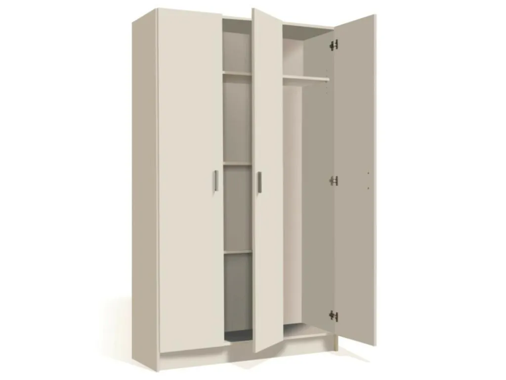 Armario multiusos 3 puertas escobero jcd173599