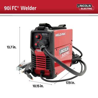 Lincoln Electric Weld-Pak 90i FC Flux-Cored Wire Feed Welder - K5255-1 - Image 6 Lincoln Electric Weld-Pak 90i FC Flux-Cored Wire Feed Welder - K5255-1 - Image 6