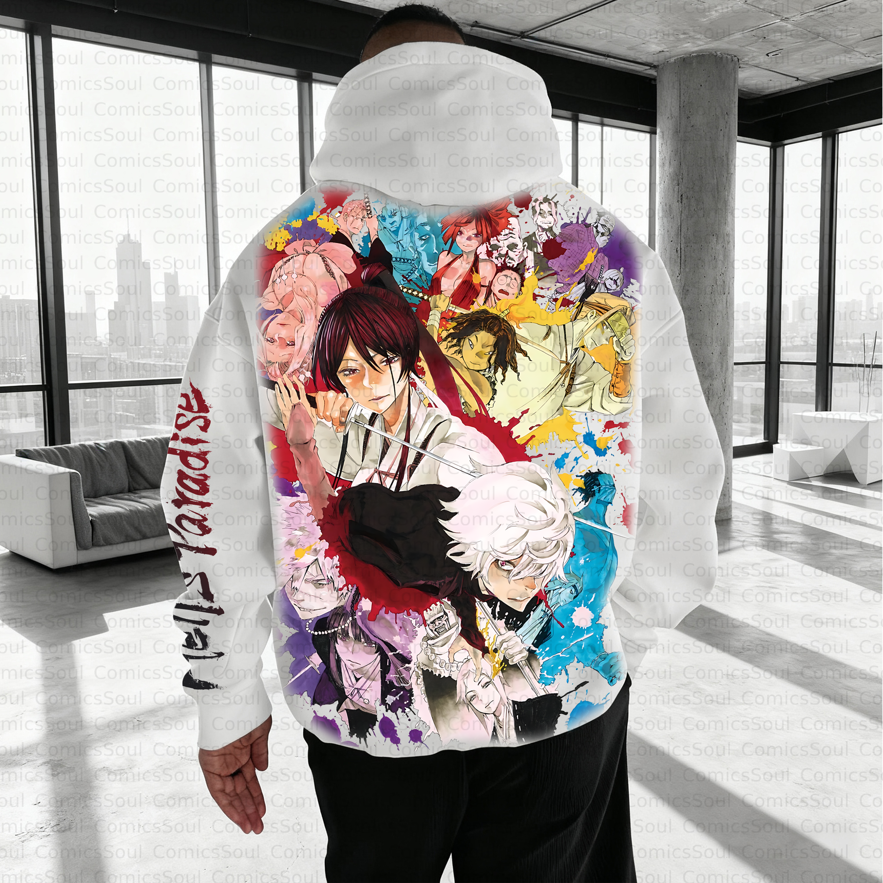 Unisex Anime Inspired Vintage Plush Hoodie