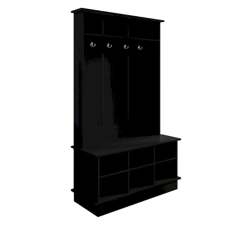 CraftPorch Contemporary Hall Tree with Storage Solutions