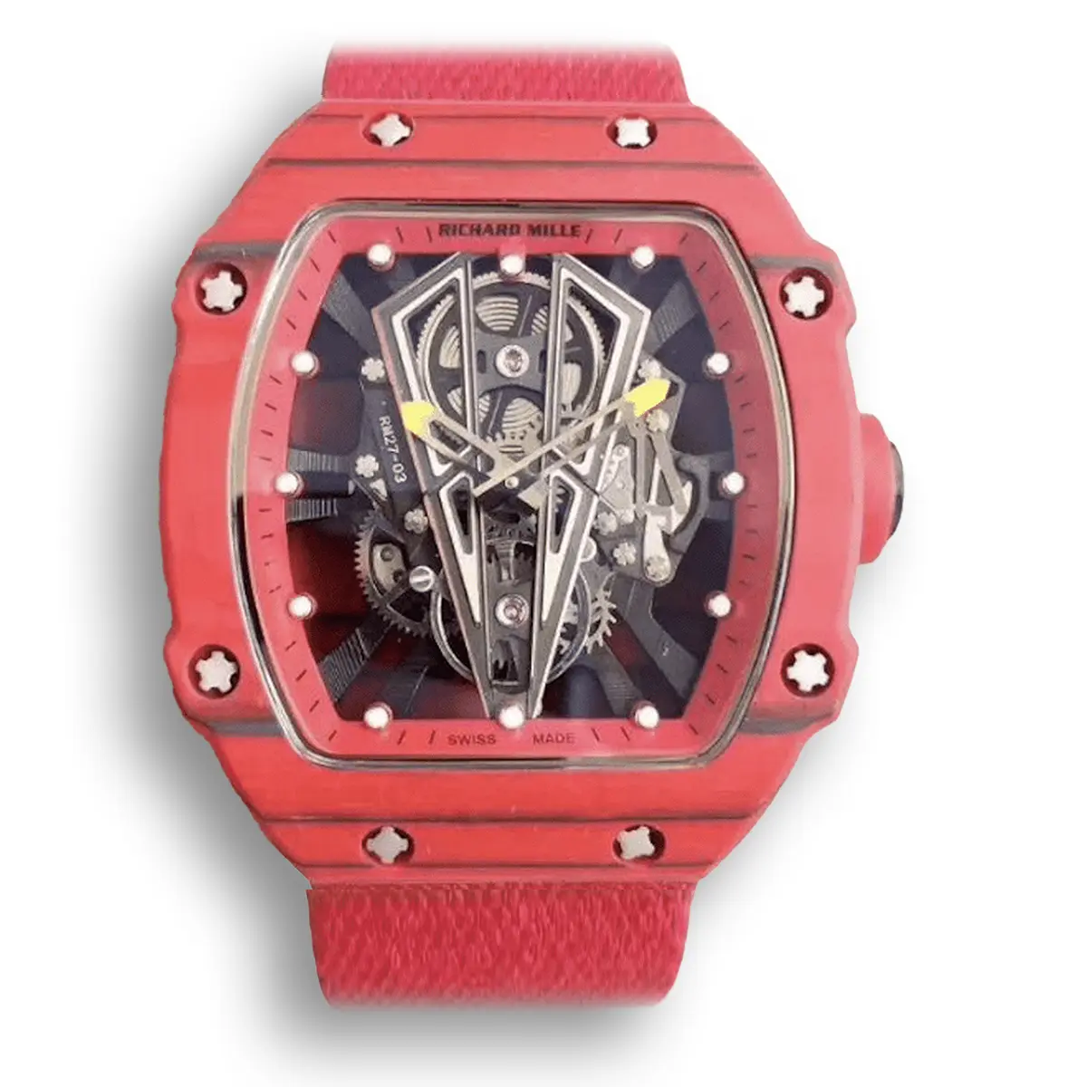 Replica Richard Mille 27-03 Red Forged Carbon