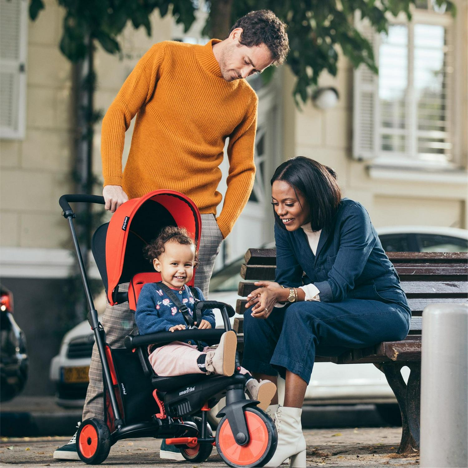 smarTrike 5 in 1 Modular Toddler Stroller Tricycle with 1 Handed Steering - Image 2