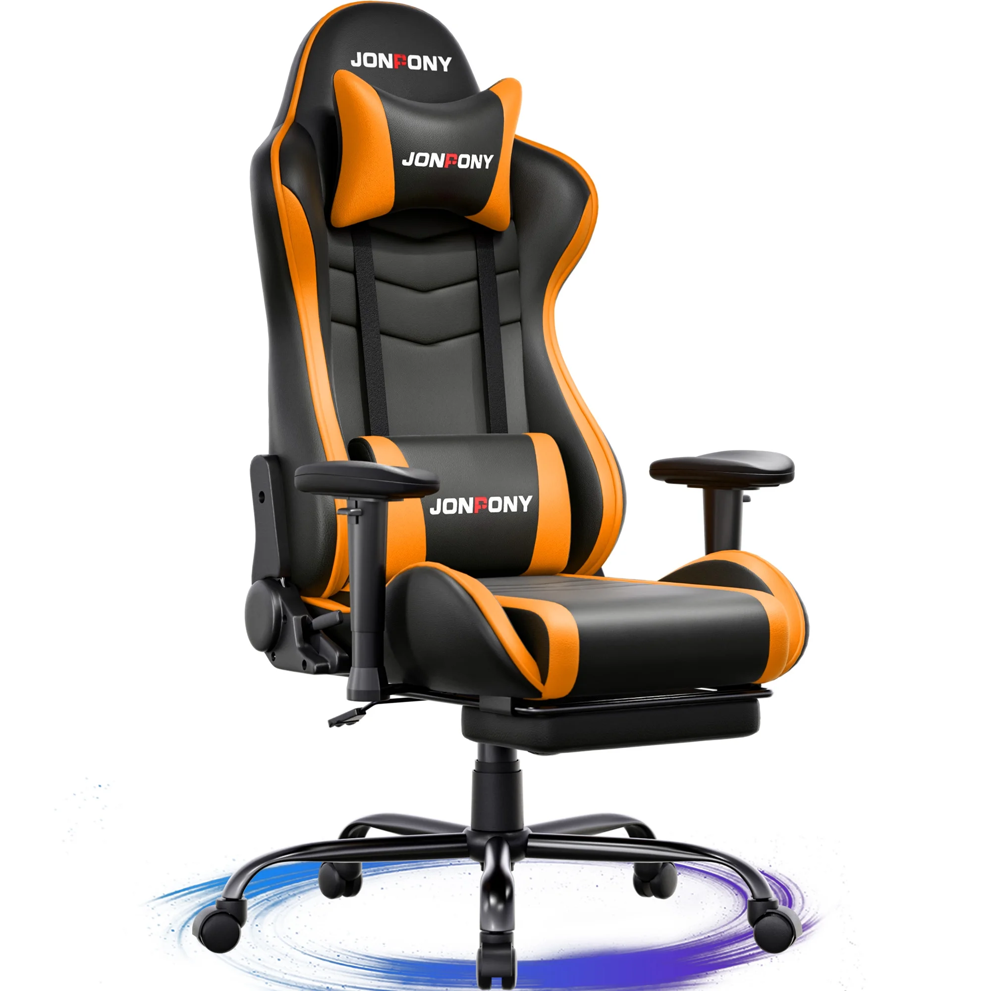 JONPONY Big and Tall 500LBS Gaming Chair, Ergonomic Design, Gamer Chair PU Leather with Footrest and Lumbar Support, High Back Office Chair Support 8 Hours Long Sitting, Computer Chair,Red - Image 36
