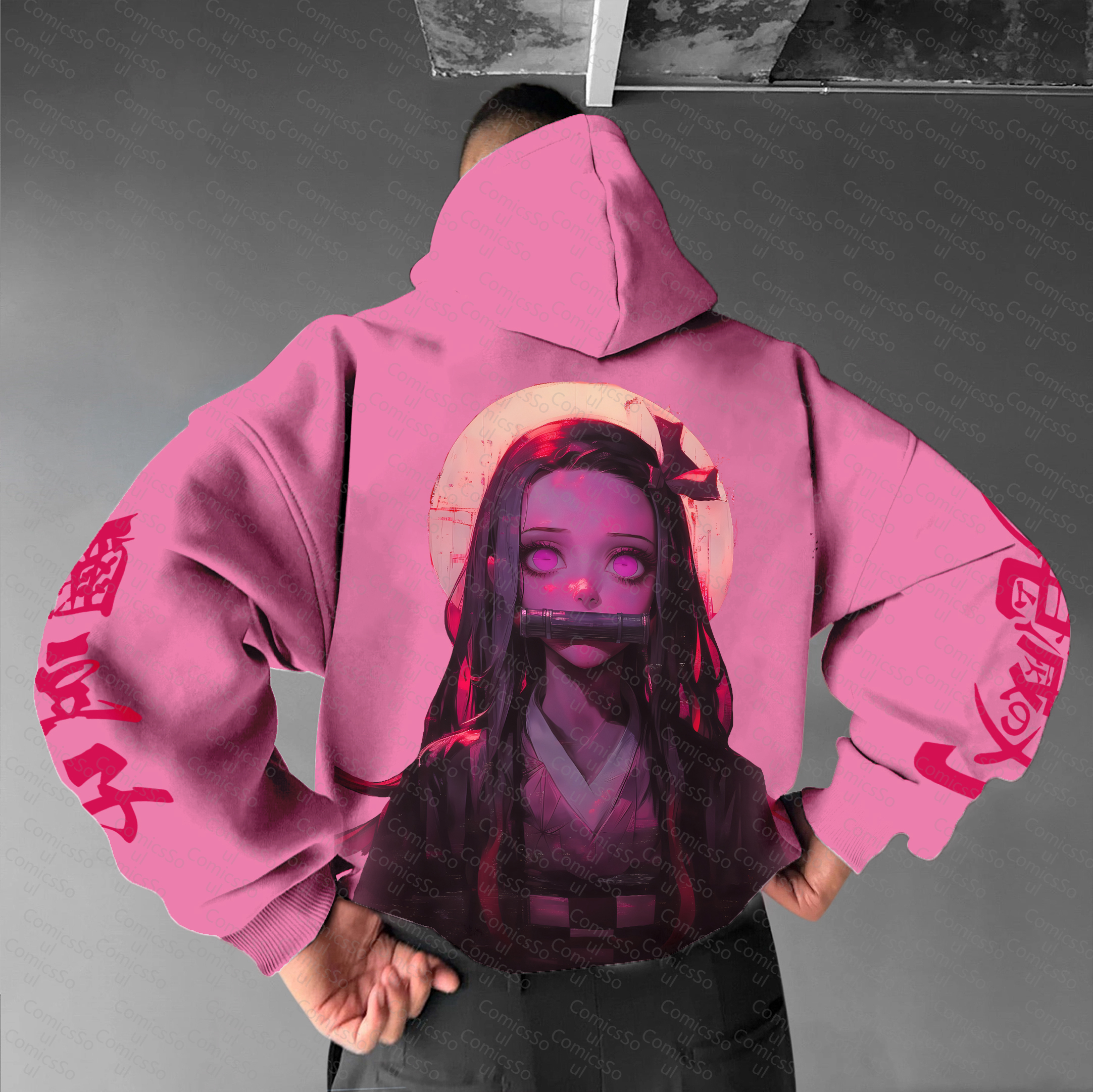 Unisex “Comicssoul” Anime Graphic Streetwear Vintage Hoodie
