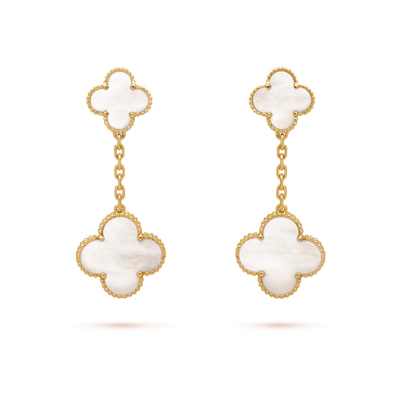 Replicate Magic Alhambra earrings, 2 motifs(1:1 replica) - Original Replica Club