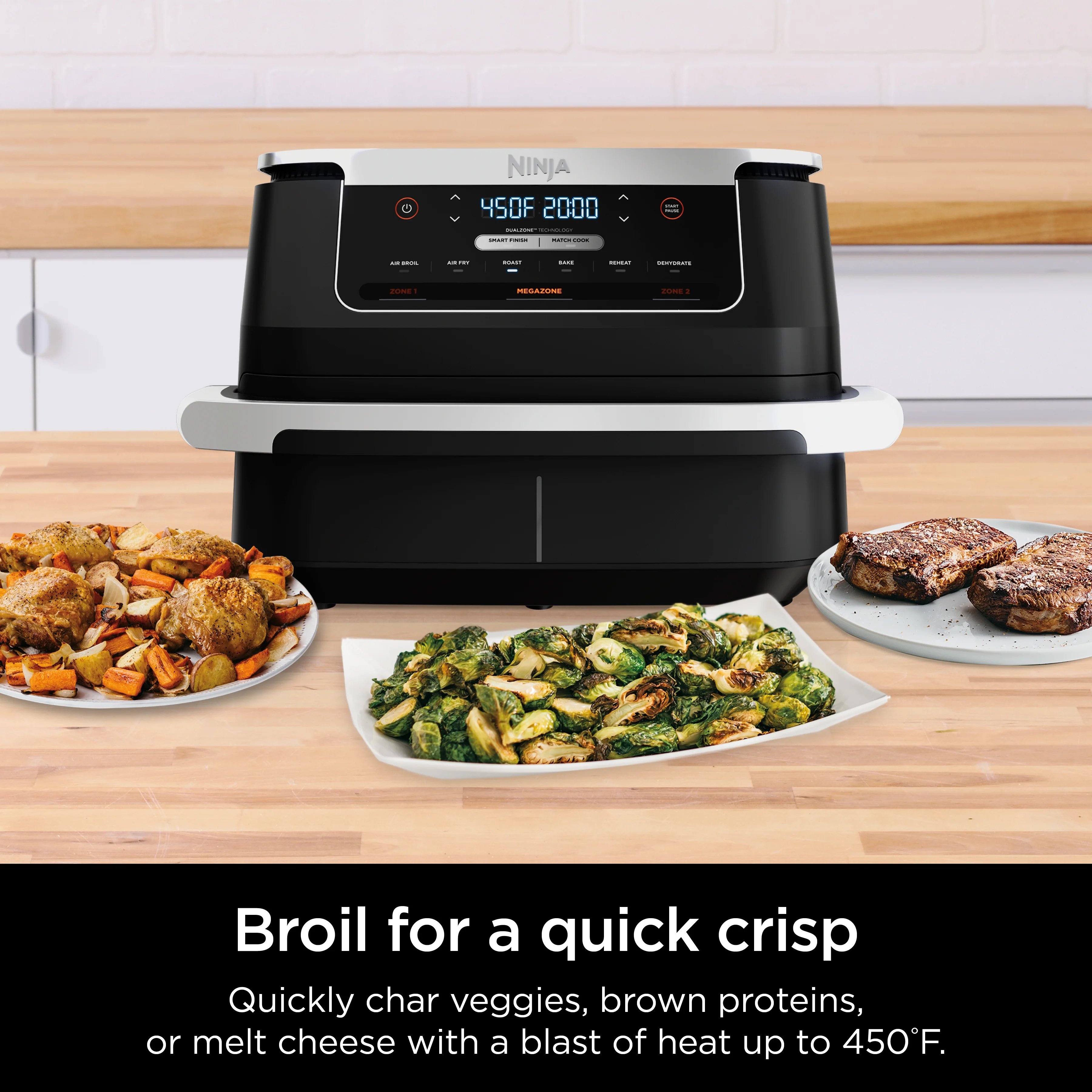 Ninja Foodi DualZone FlexBasket Air Fryer with 7-qt MegaZone - Image 5