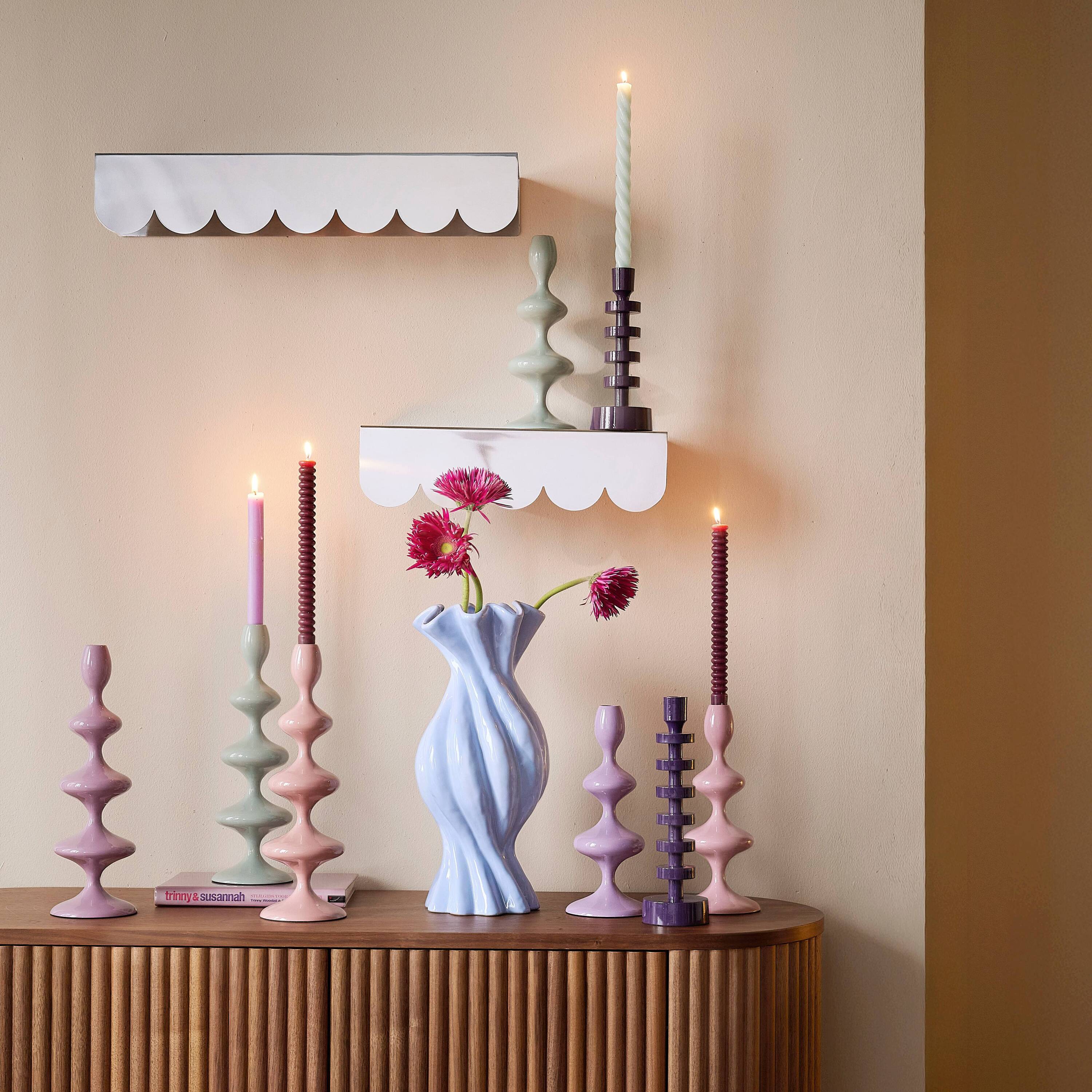 by fonQ Toffee Vaas - Lichtblauw