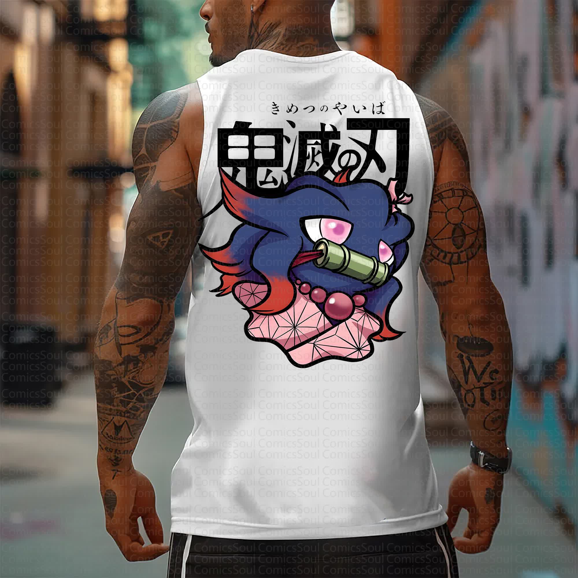 Unisex “Comicssoul X Comicssoul” Casual Anime  Tank Top TeeThreads Sustain the Scene with Custom Apparel