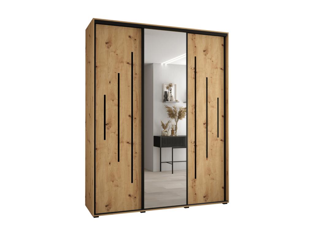 ARMARIO CON PUERTAS BATIENTES 235 - 2/200/60 3 puertas