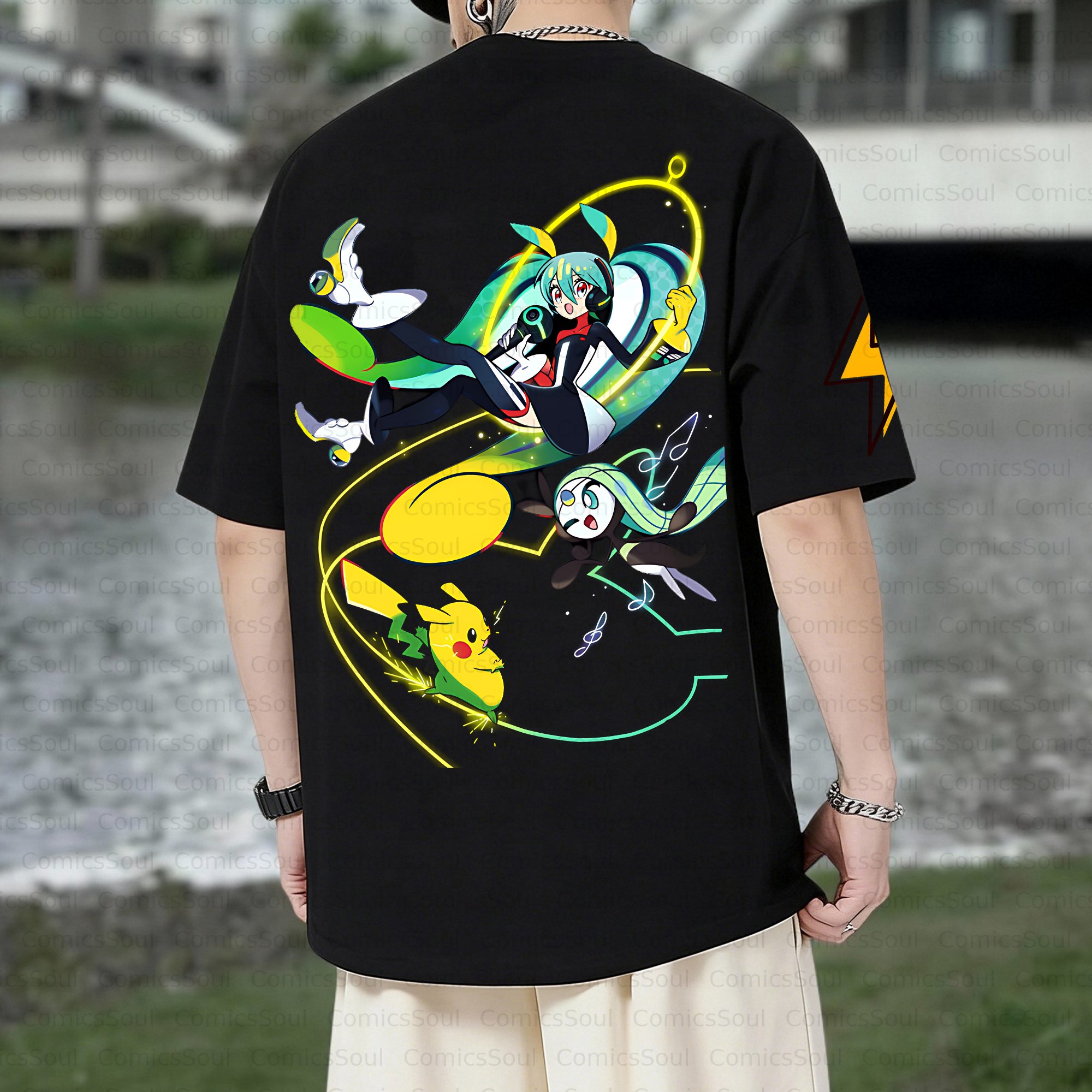 Unisex Anime Inspired Vintage T-Shirt