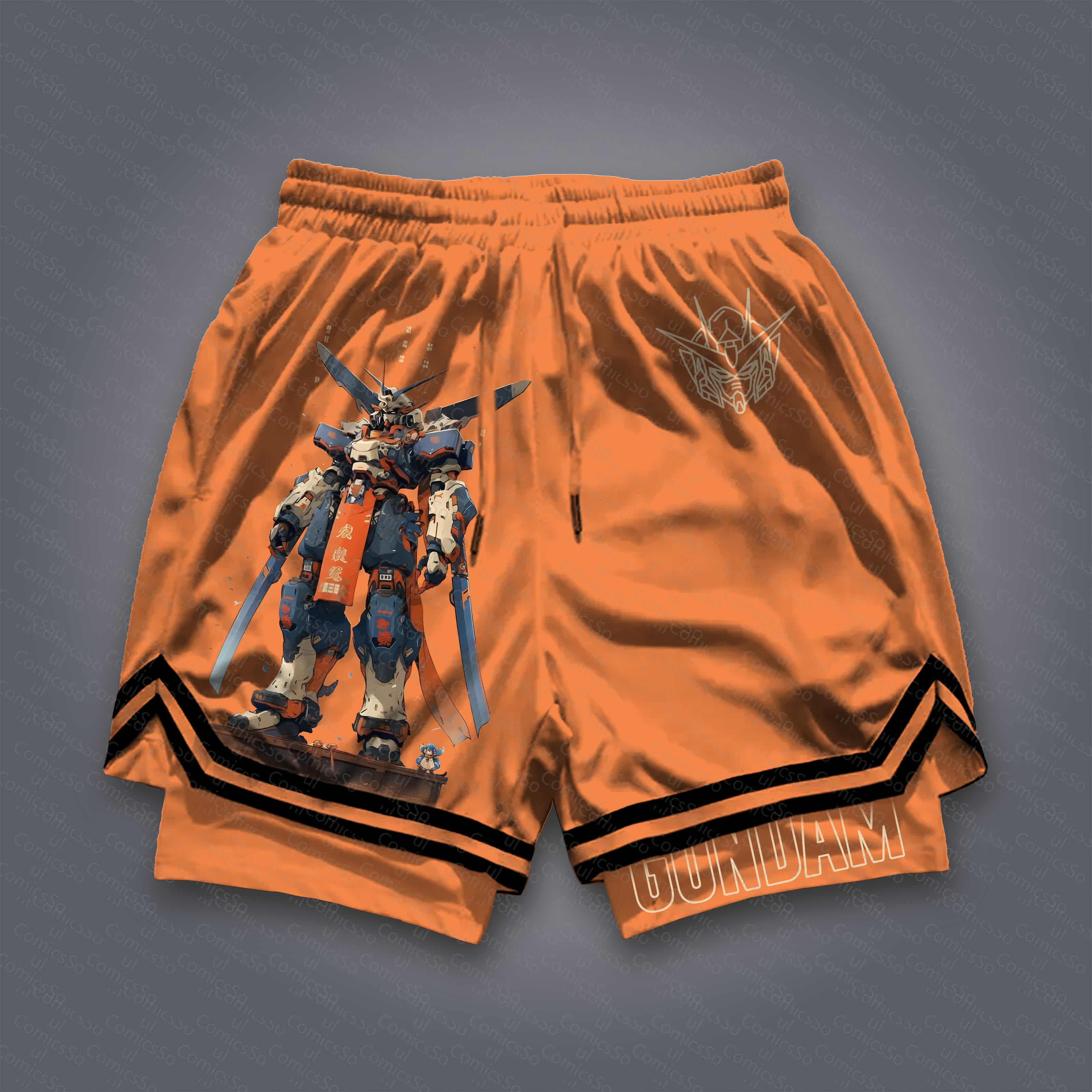 Unisex  “Comicssoul” Casual Anime Streetwear Shorts