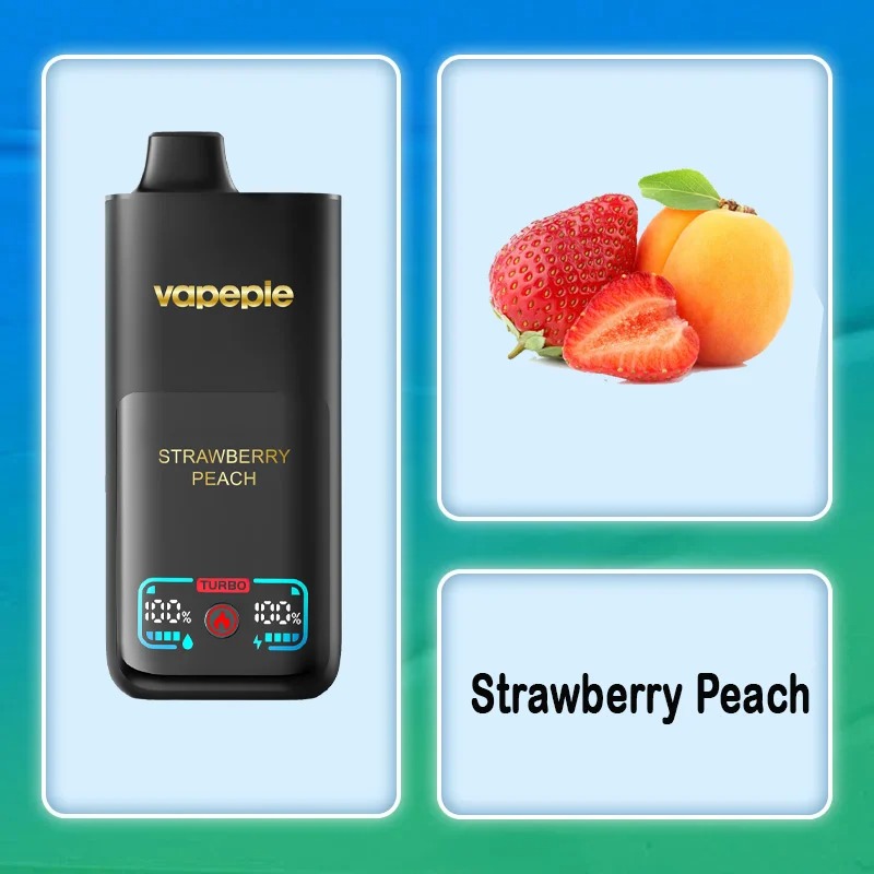 Strawberry Peach-VAPEPIE Mega 70.000 Züge