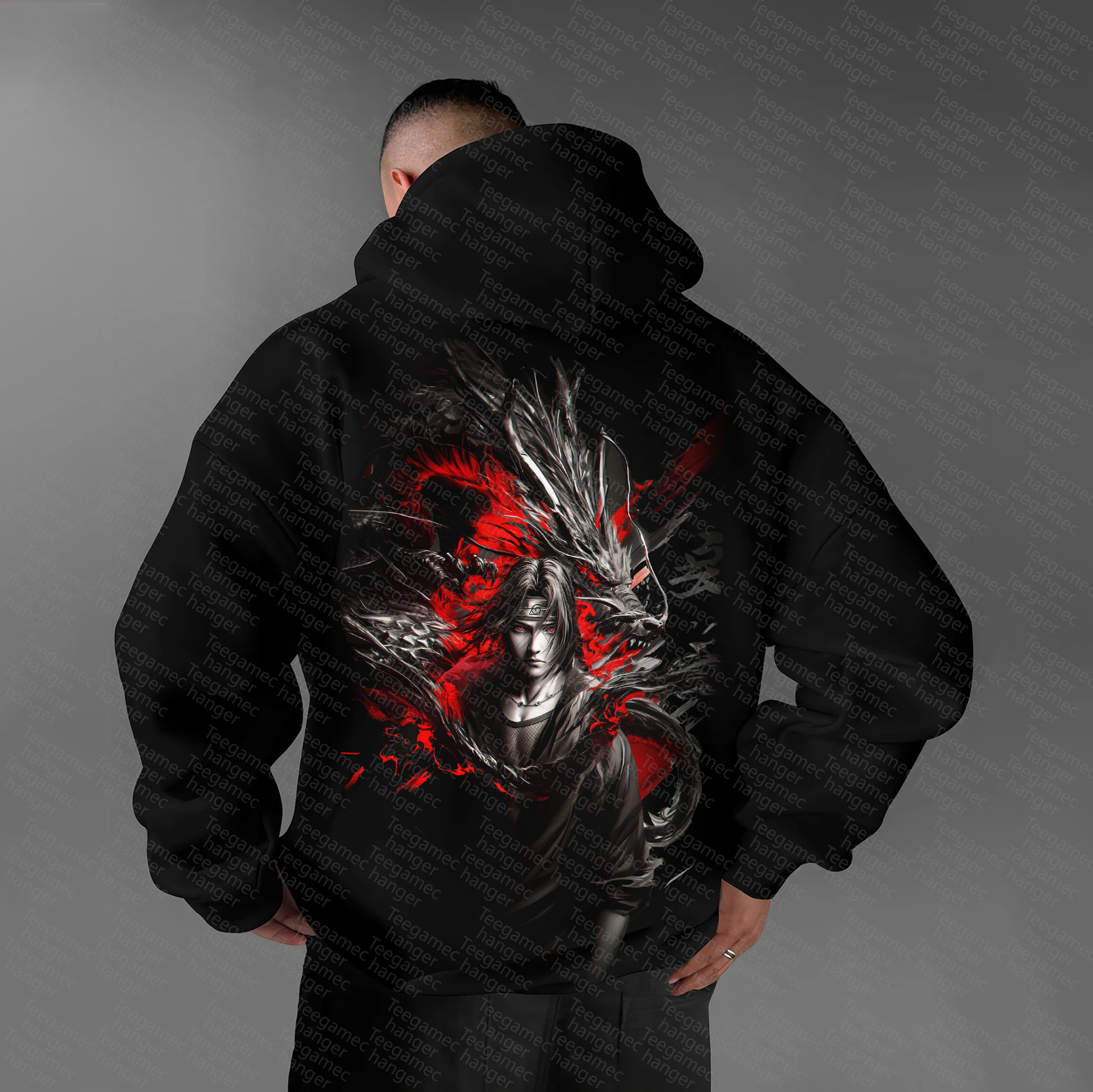Unisex  Anime Graphic Streetwear Vintage Hoodie