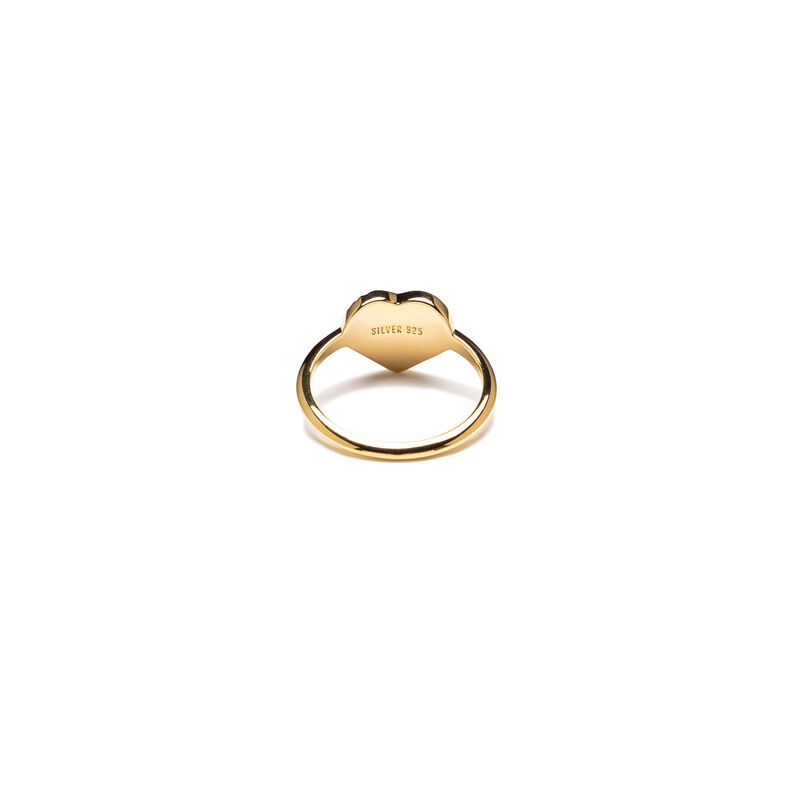 HUMAN MADE HEART SILVER RING