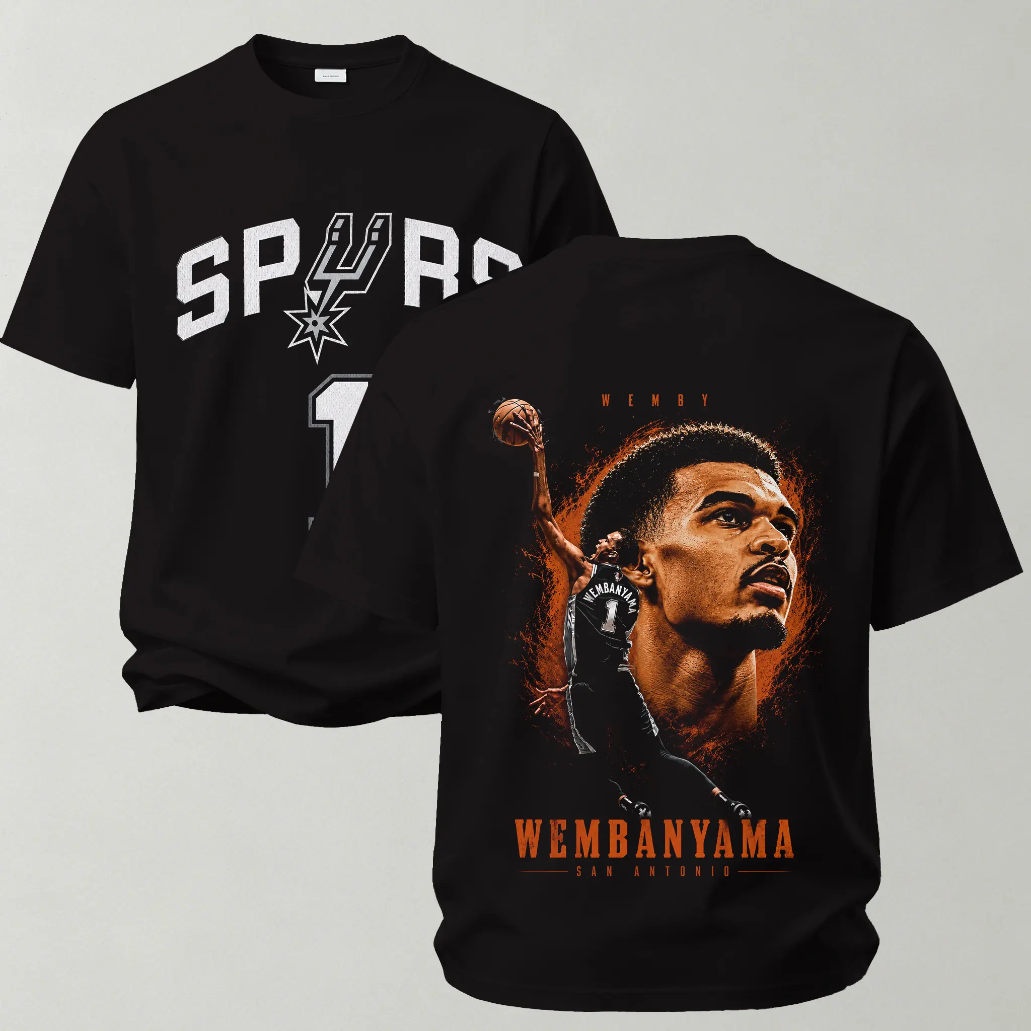 Basketball Star Flying Slam Dunk Printed Unisex Oversized T-shirt