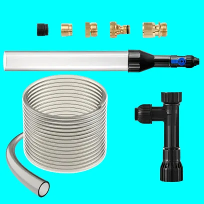 Aquarium Vacuum Gravel Cleaner 33FT PVC Hose Siphon Fish Tank