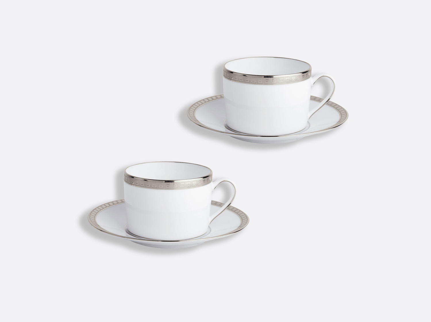 Coffret de tasse et soucoupe à thé 15 cl