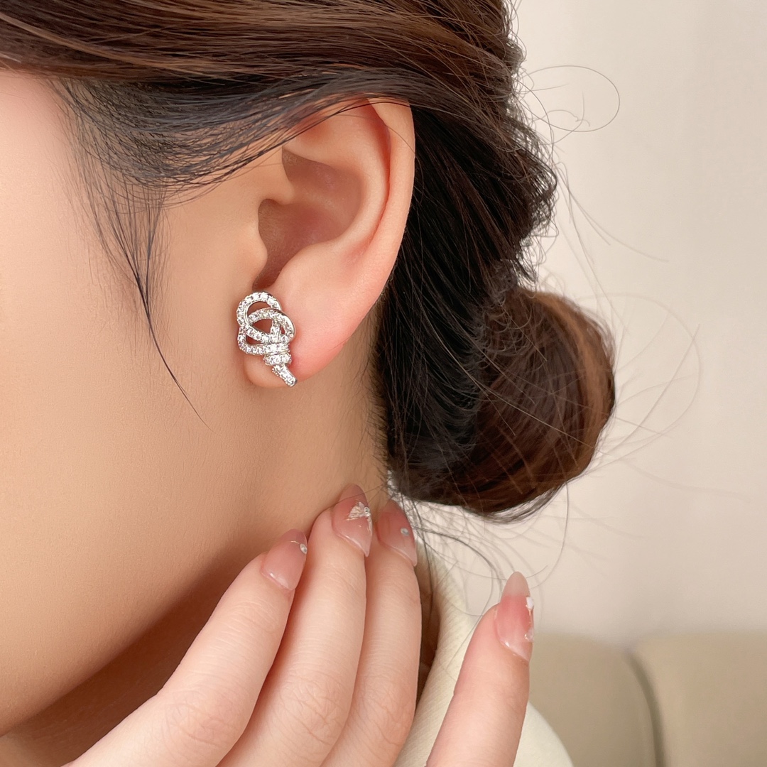 Tiffany Woven Rope Knot Earrings - Original Replica Club