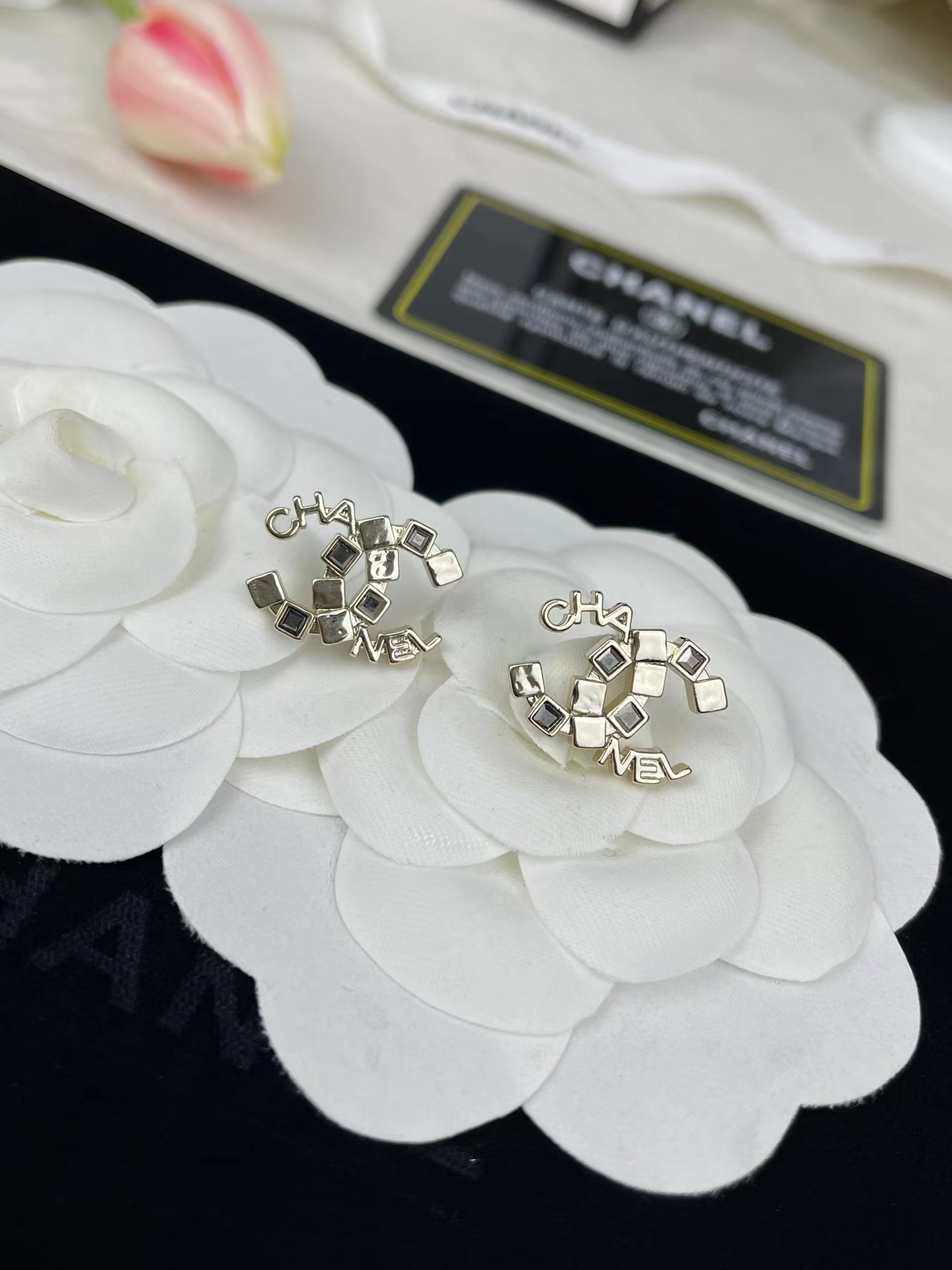 Chanel Letters Double C Earrings - Original Replica Club