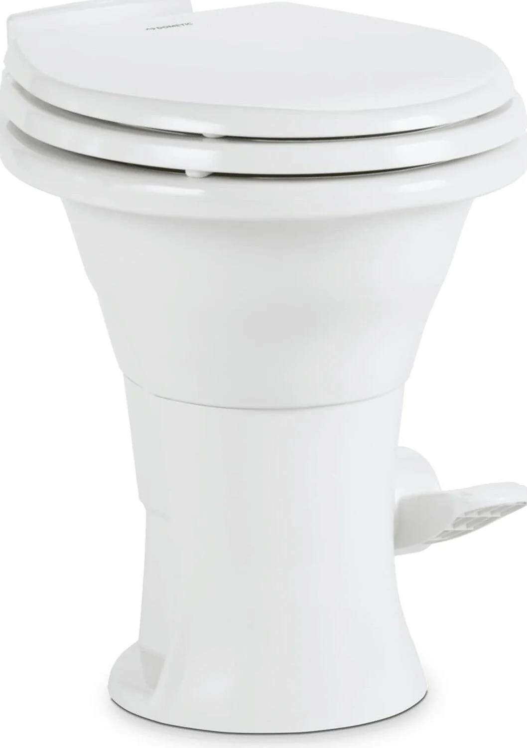 Dometic 310 RV Toilet, Oblong, PowerFlush, White