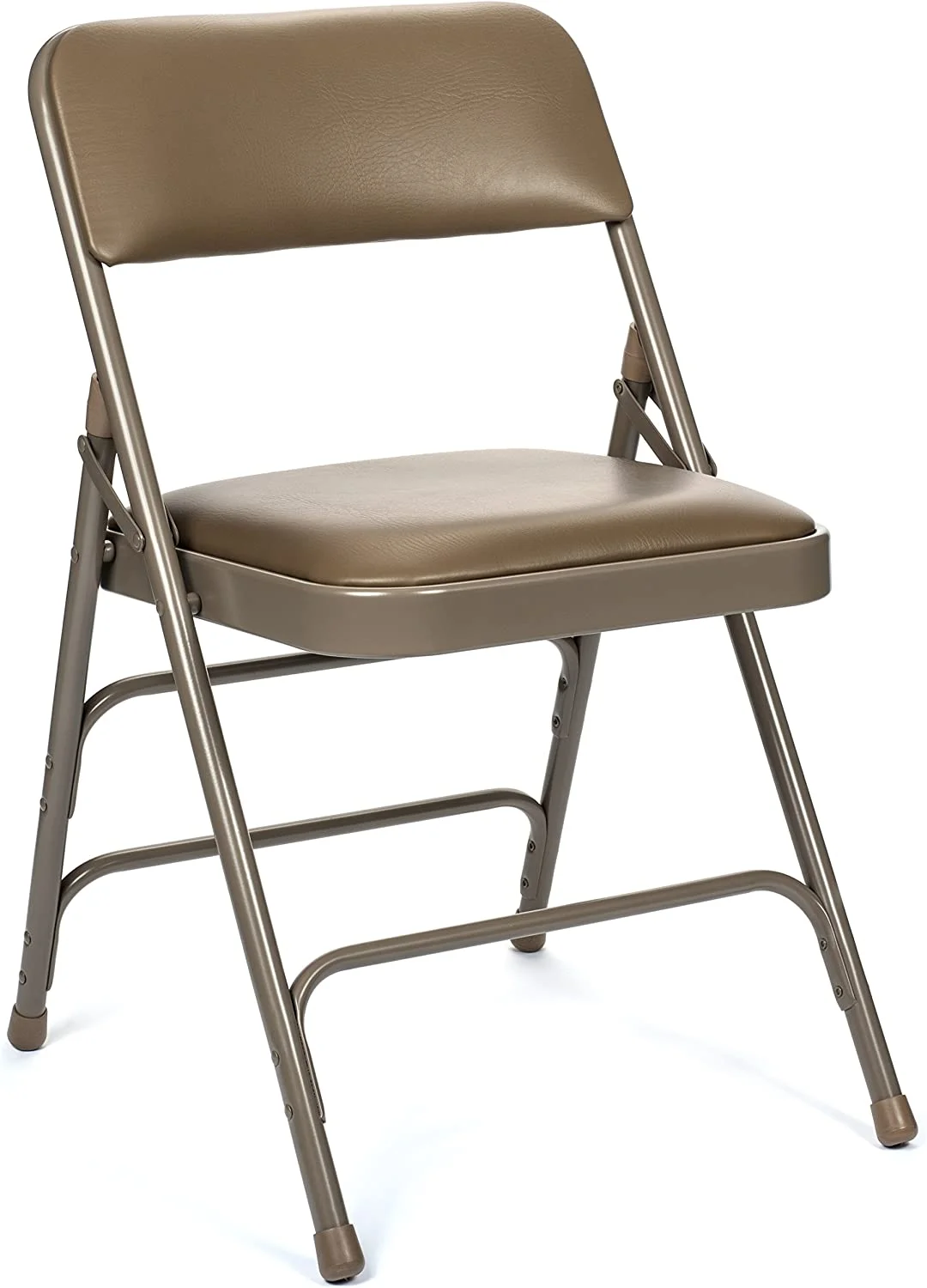 5pc. XL Series Folding Card Table and Triple Braced Vinyl Padded Chair Set, Commercial Quality, Grey - Image 12