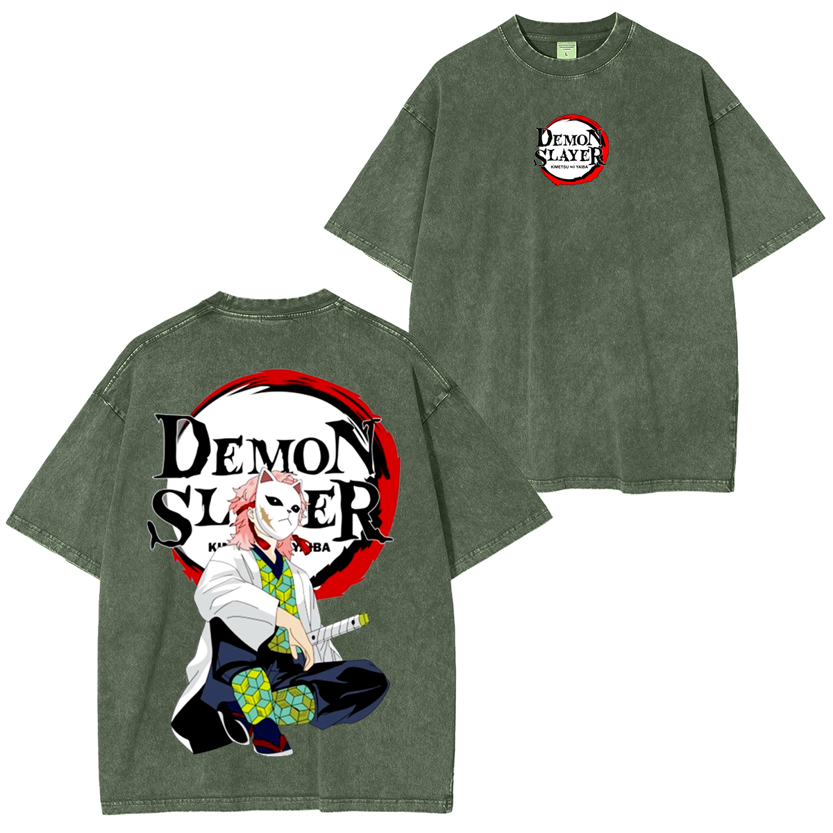 Unisex Anime Inspired Vintage Washed T-Shirt丨Comicssoul TeeThreads Sustain the Scene with Custom Apparel