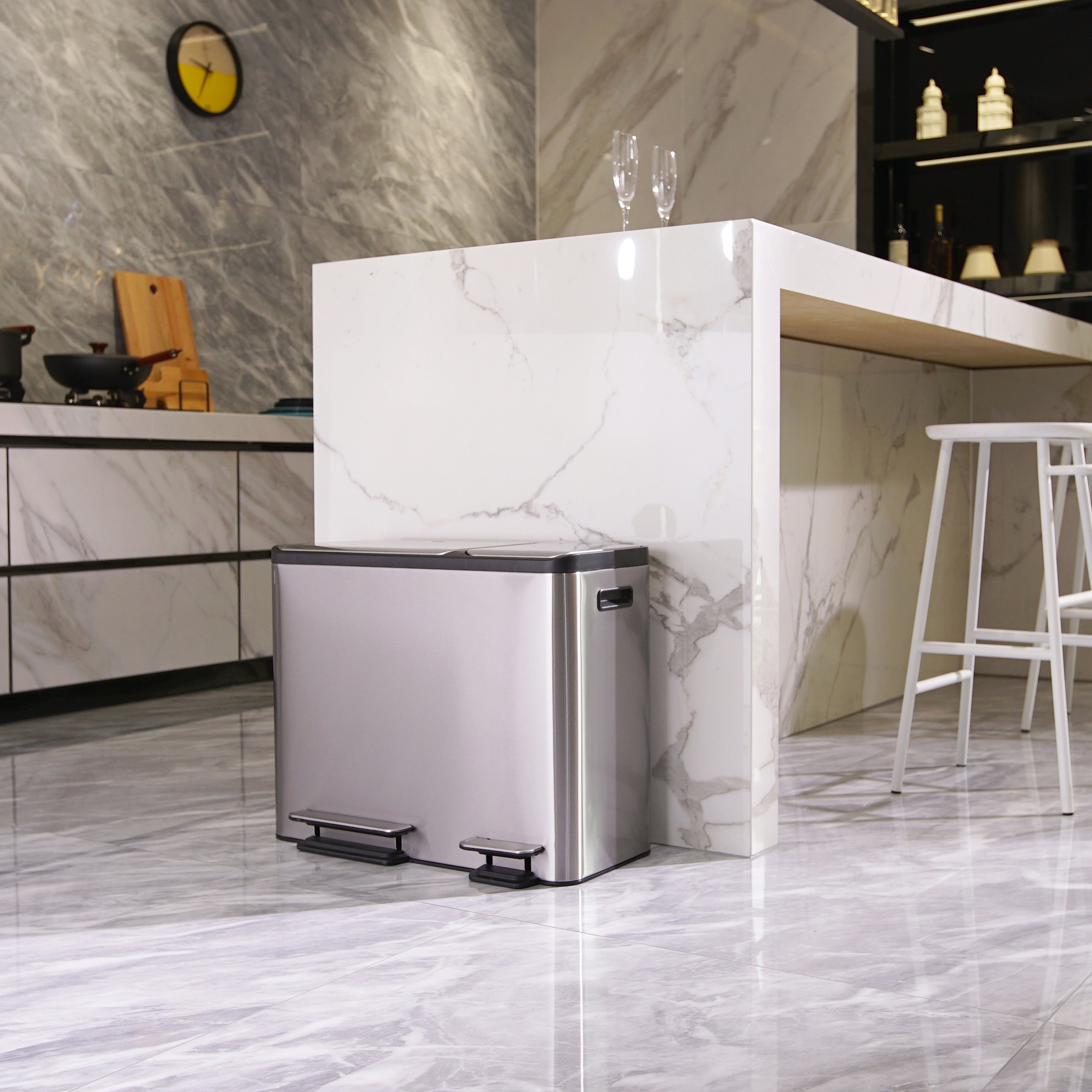 EKO EcoCasa Pedaalemmer 45 Liter (30+15 Liter)