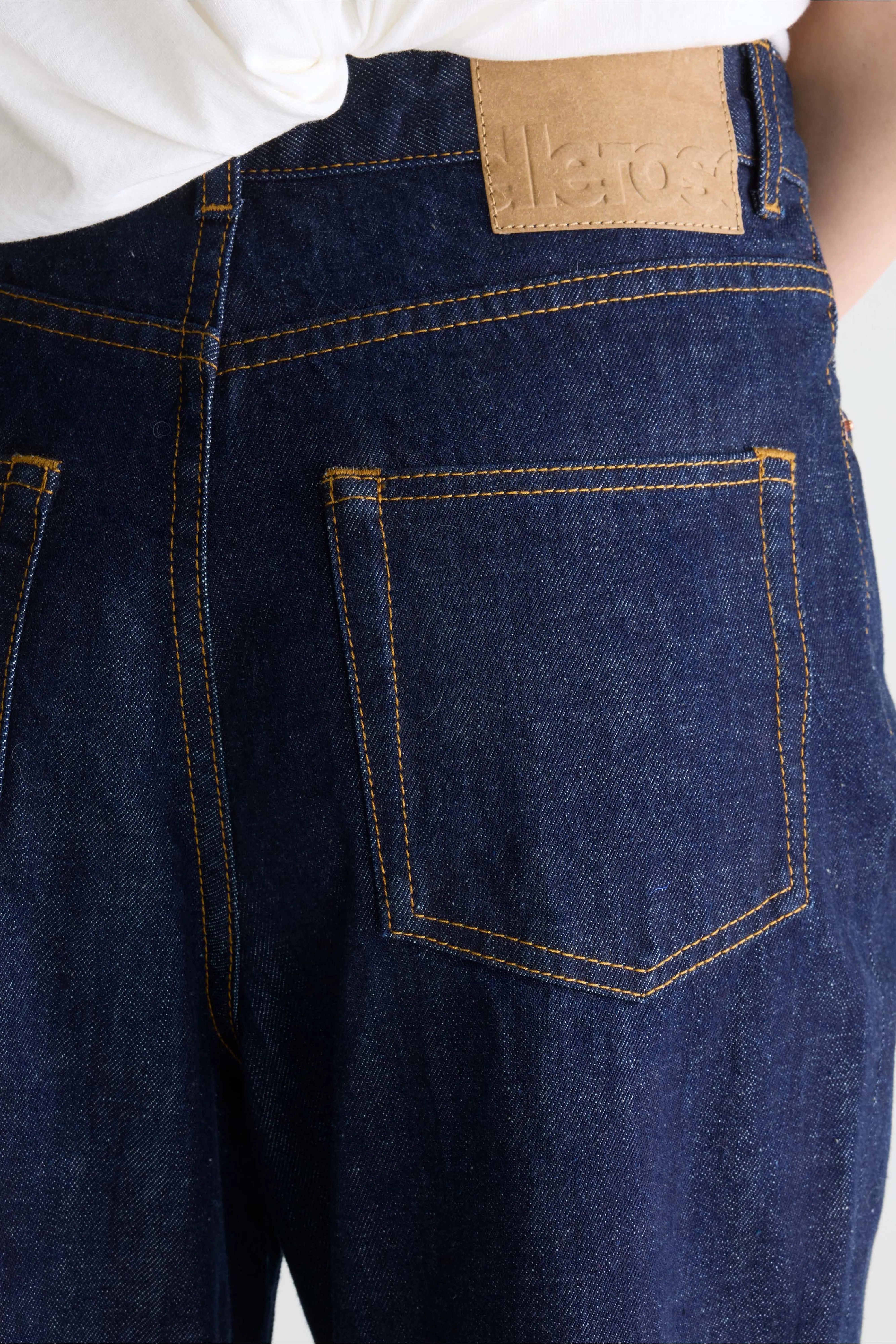Bellerose Denim N. 61 - Wide blue rinsed jeans (252 / W / BLUE RINSE)