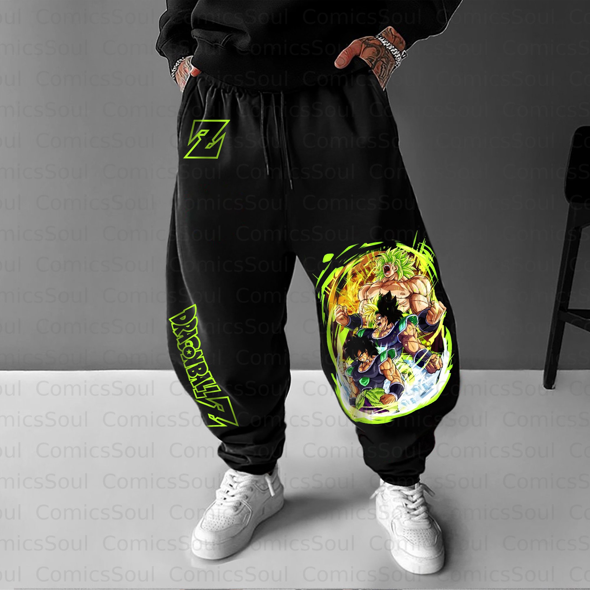 Unisex Anime Inspired Vintage Pants