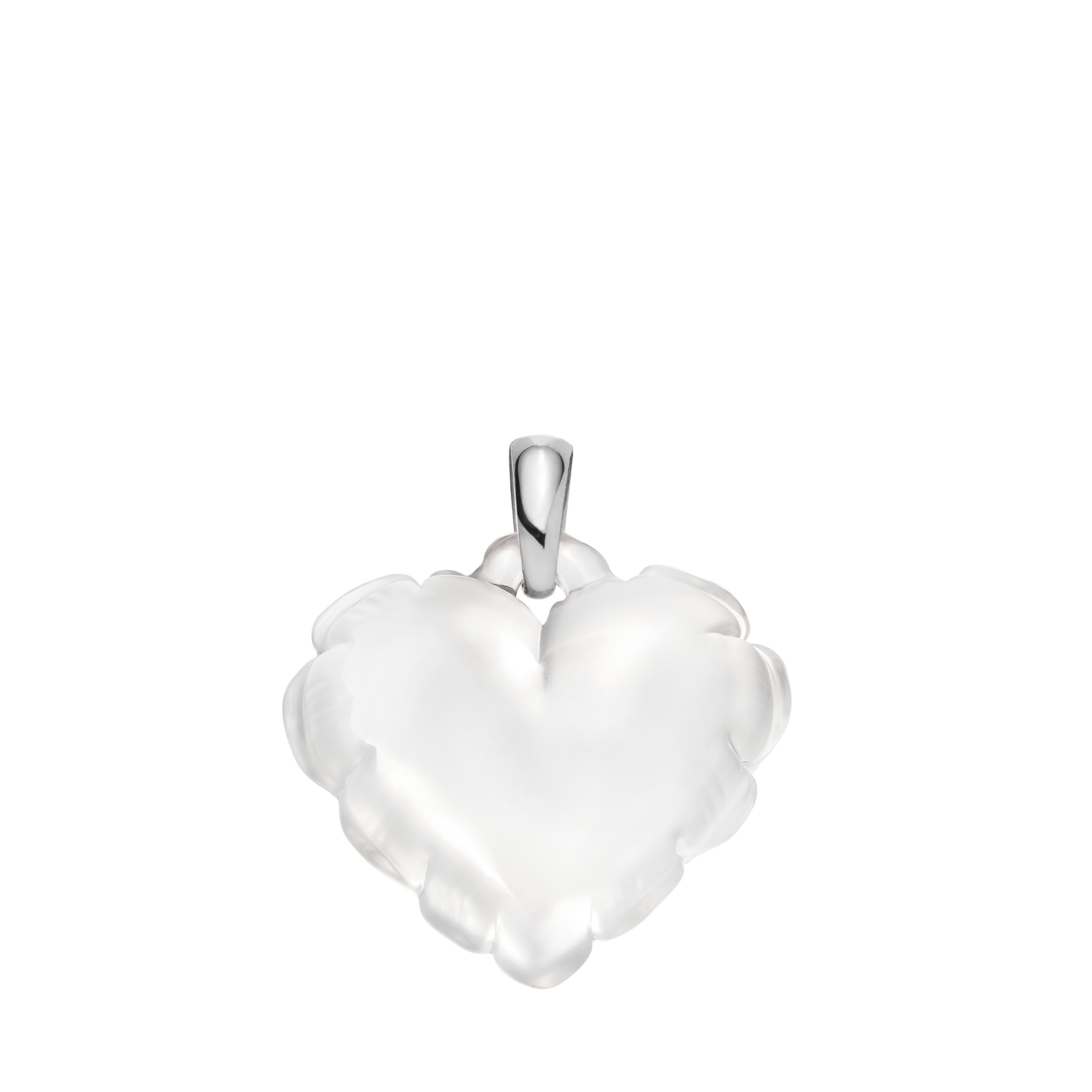 PENDENTIF SOUFFLE D'AMOUR - CRISTAL INCOLORE, ARGENT