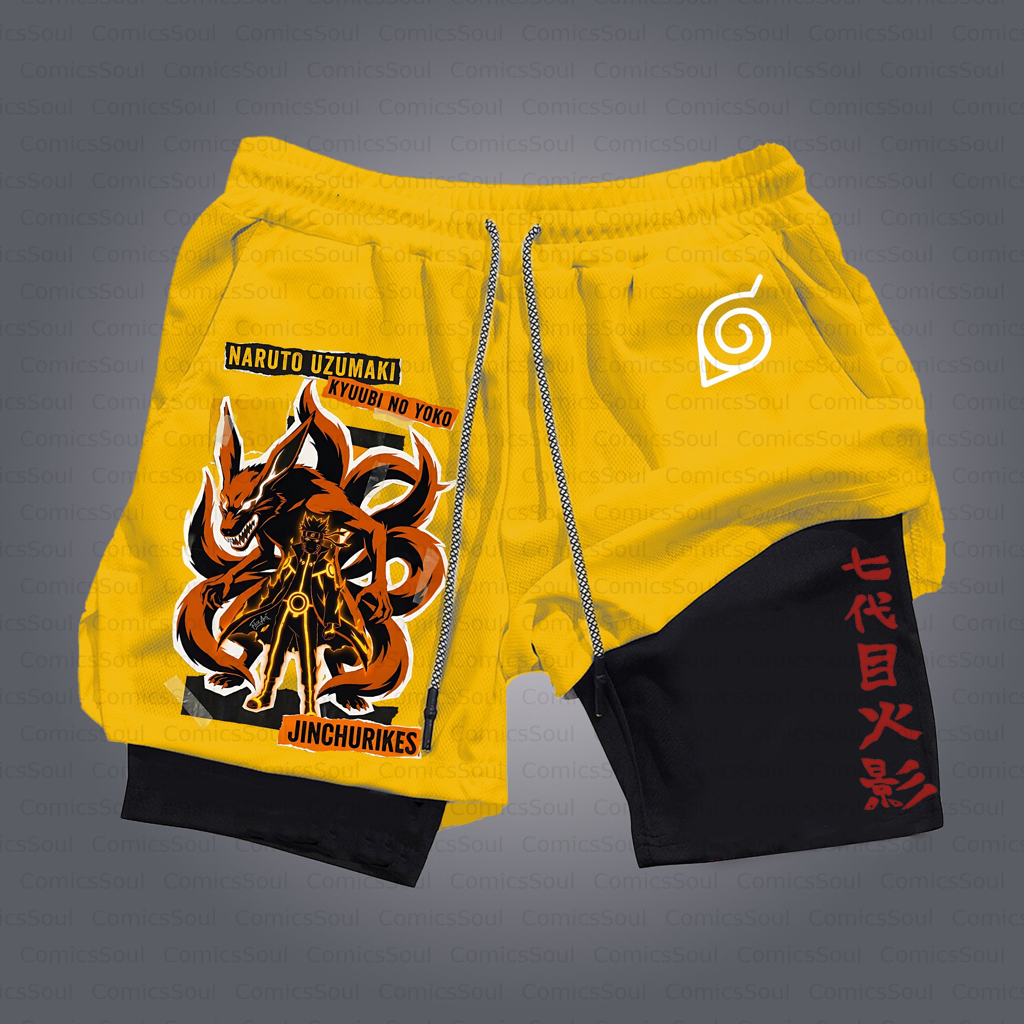 Unisex Casual Anime Style Shorts