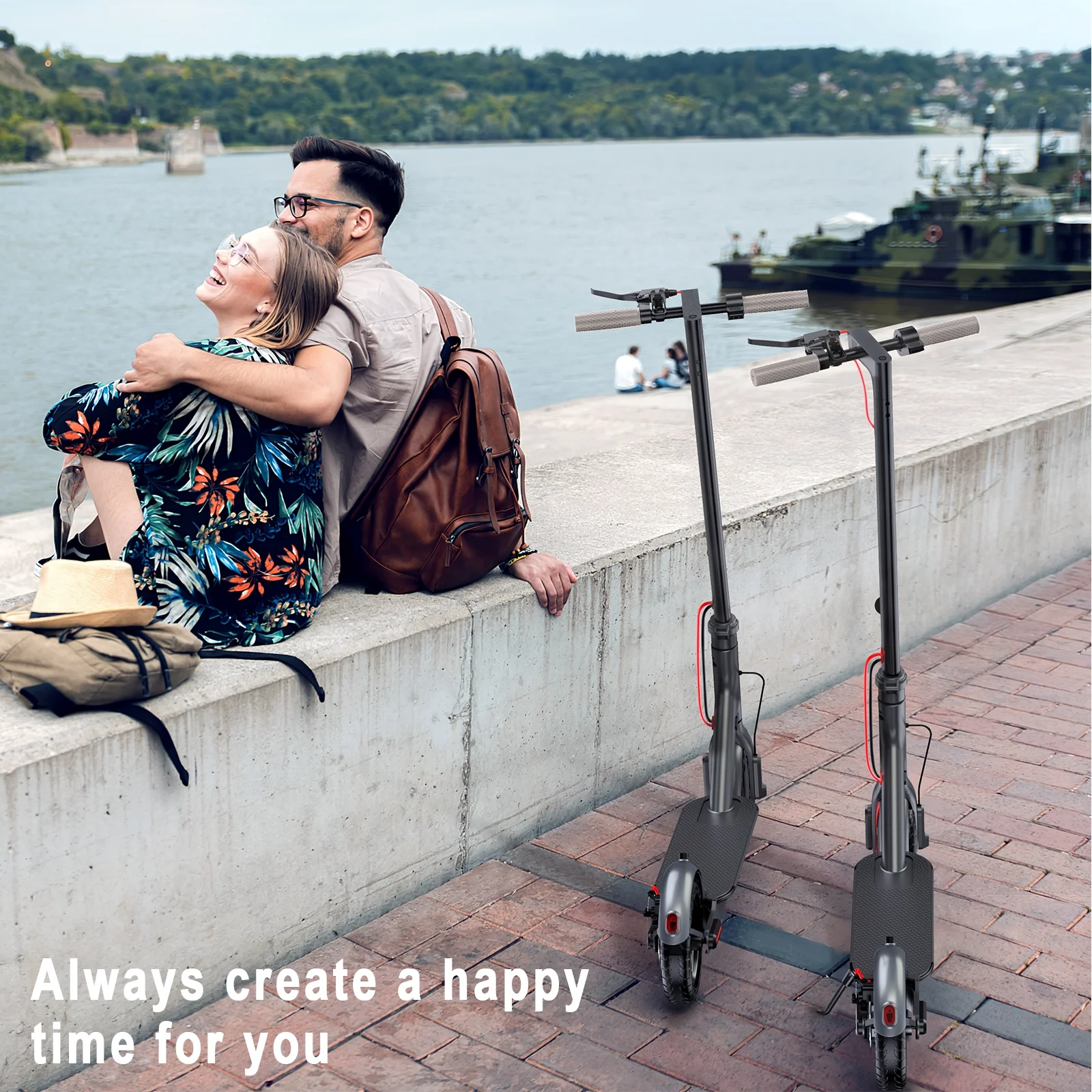 AOVOPRO ES80 350W 8.5' Foldable Electric Scooter for Adults, 21 Miles Range - Image 2