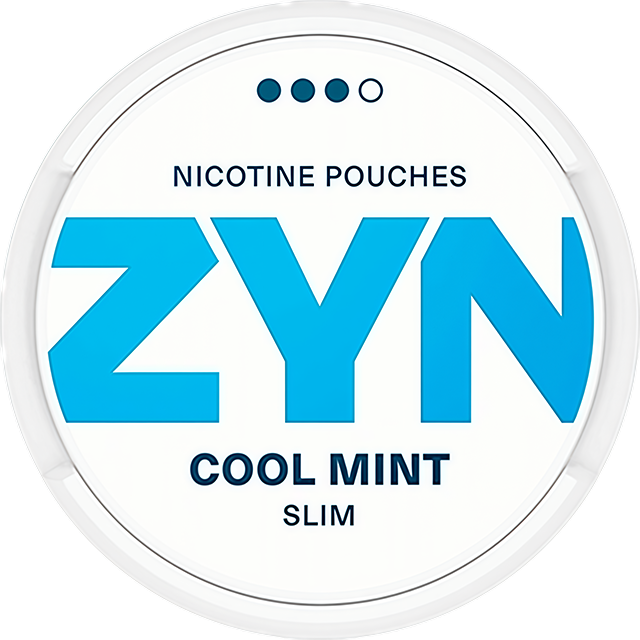 ZYN Cool Mint 11mg nicotine pouches — Slim can with 21 strong peppermint-menthol moist pouches